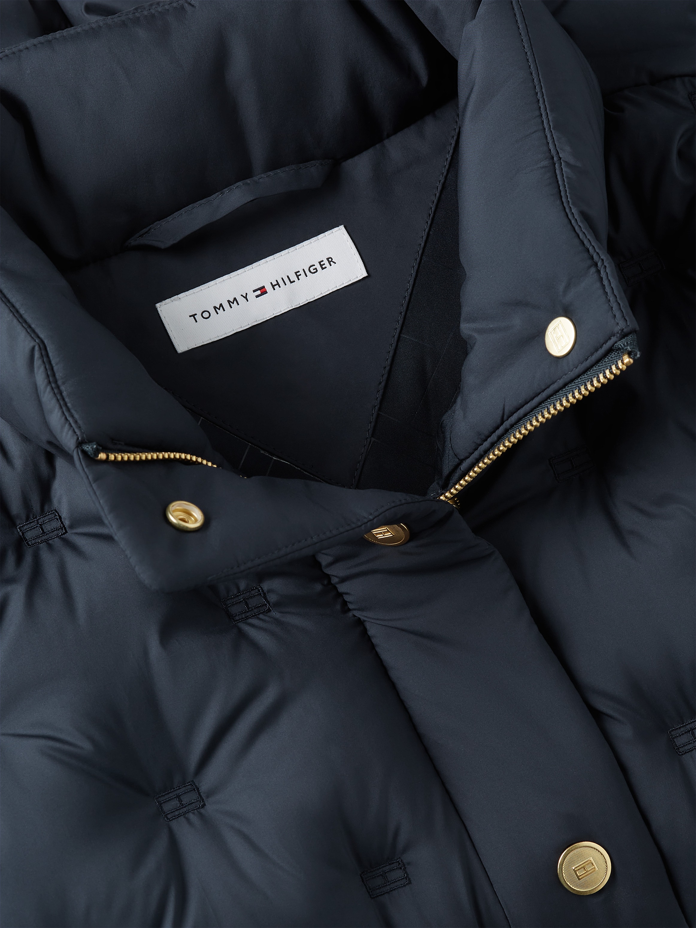 Tommy Hilfiger Steppjacke »LW DOWN FLAG QUILT JACKET« Kunstfaser