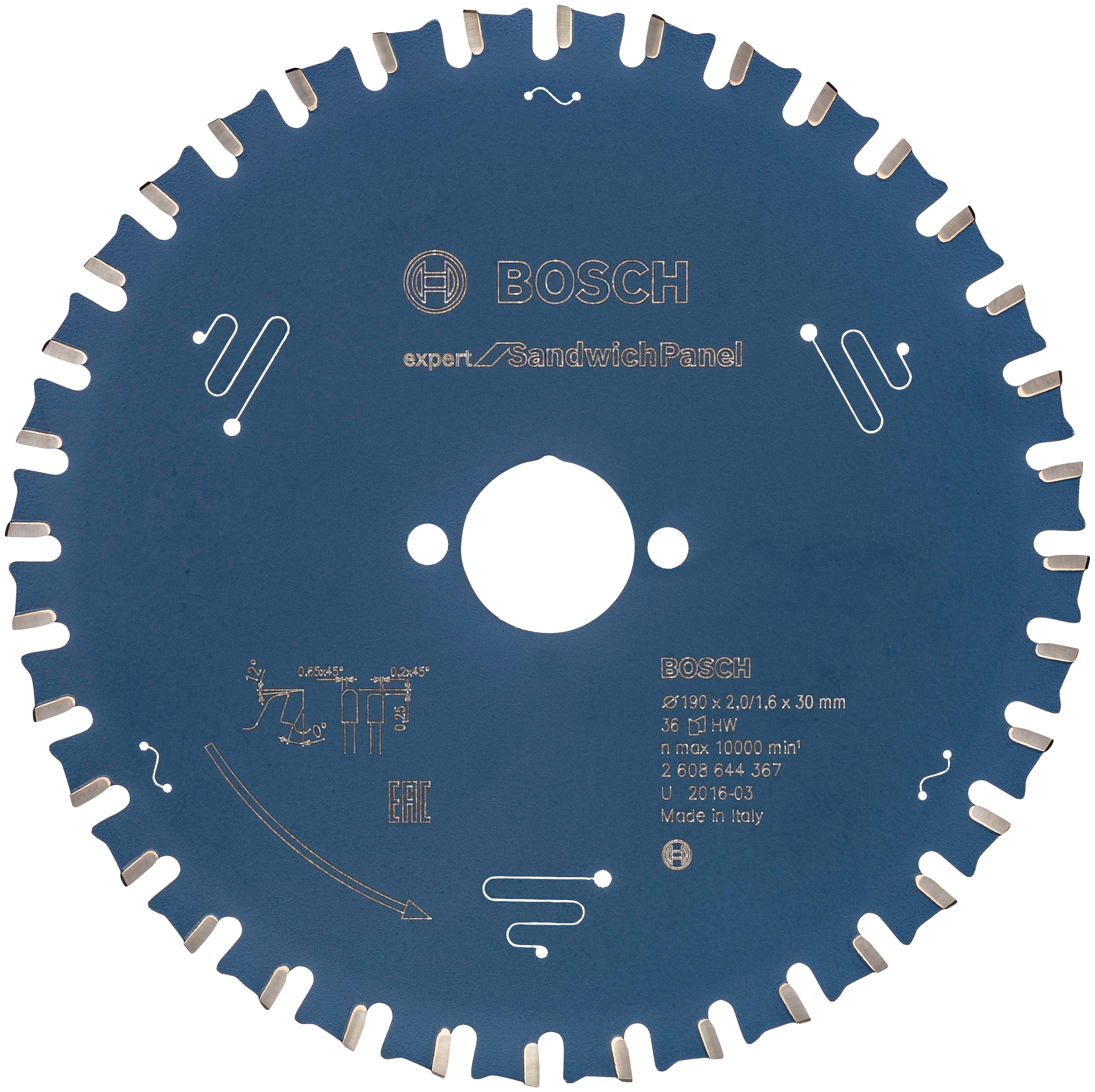 Bosch Professional Kreissägeblatt »EX SH H 190x30-36«