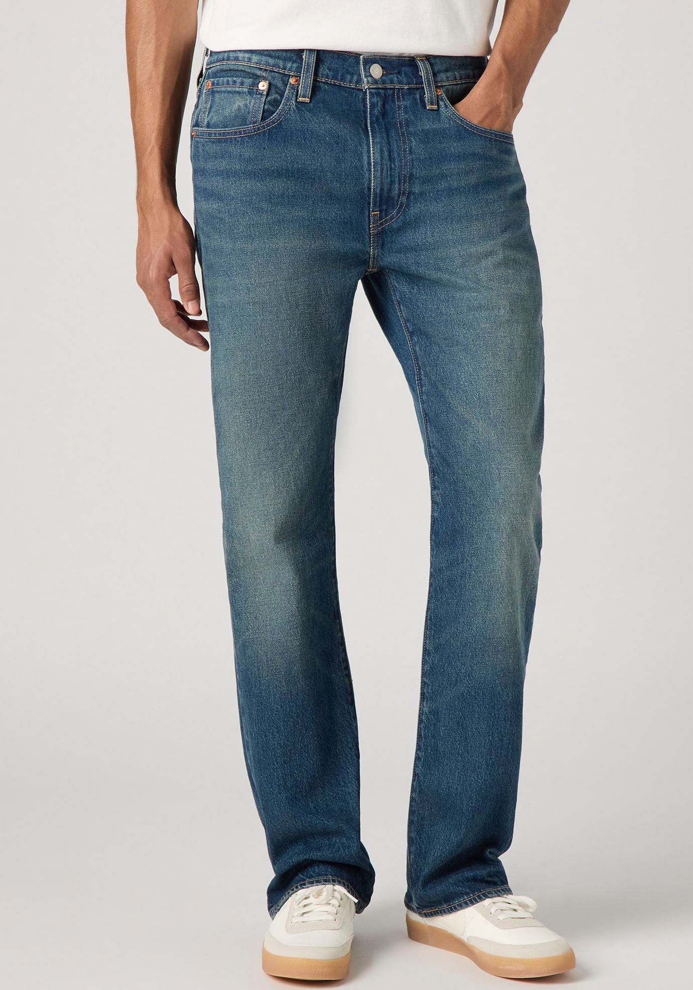 Levi's® Bootcut-Jeans »527 SLIM BOOT CUT«, in cleaner Waschung