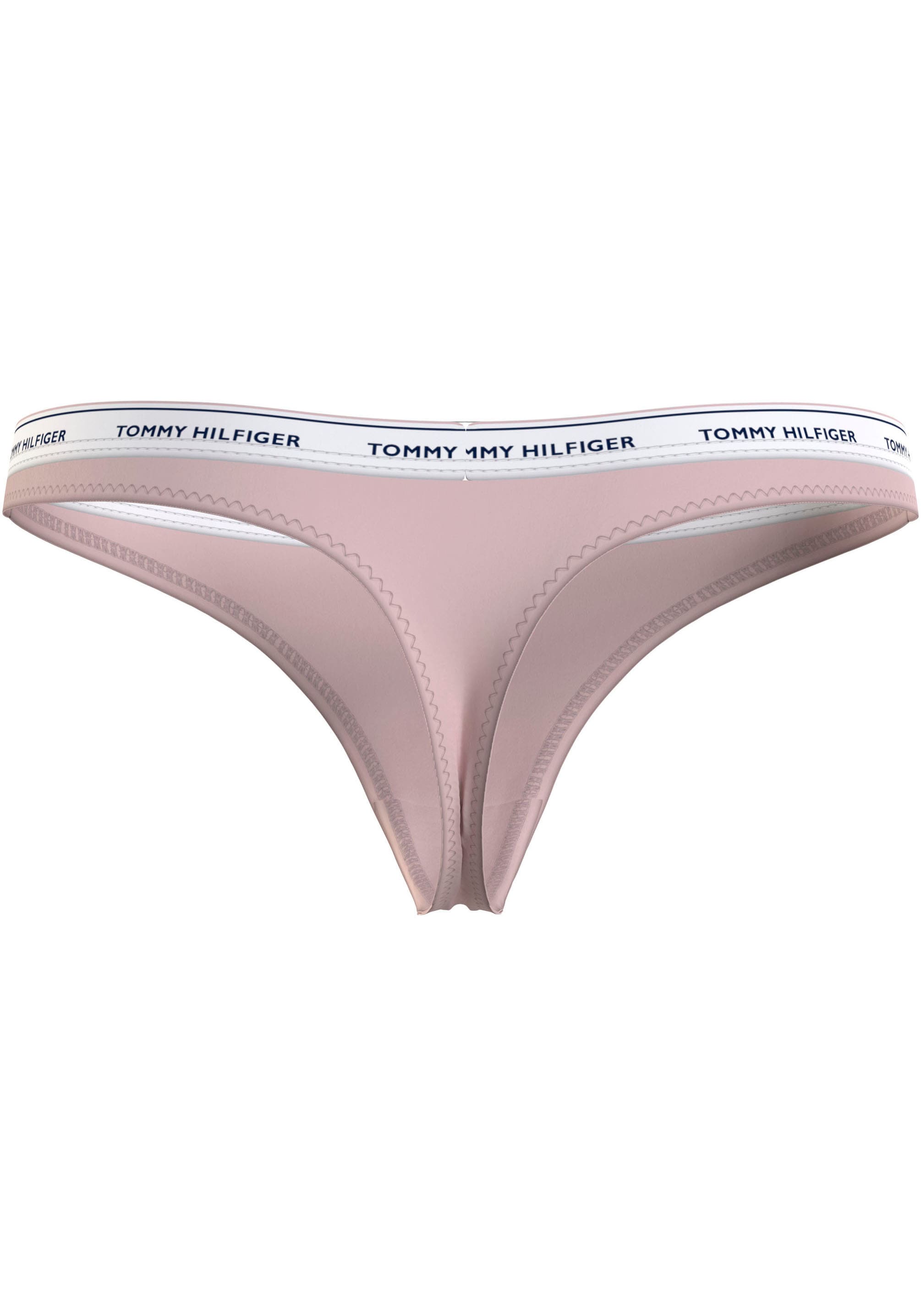 Tommy Hilfiger Underwear Slip »3 PACK THONG (EXT SIZES)«, (Packung, 3er), mit Tommy Hilfiger Logobund