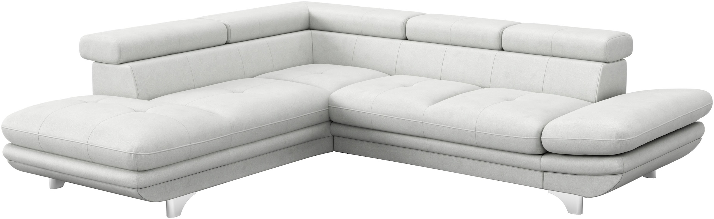 COTTA Ecksofa »Enterprise L-Form«, mit Arm- & Kopfteilverstellung, wahlweise mit Bettfunktion