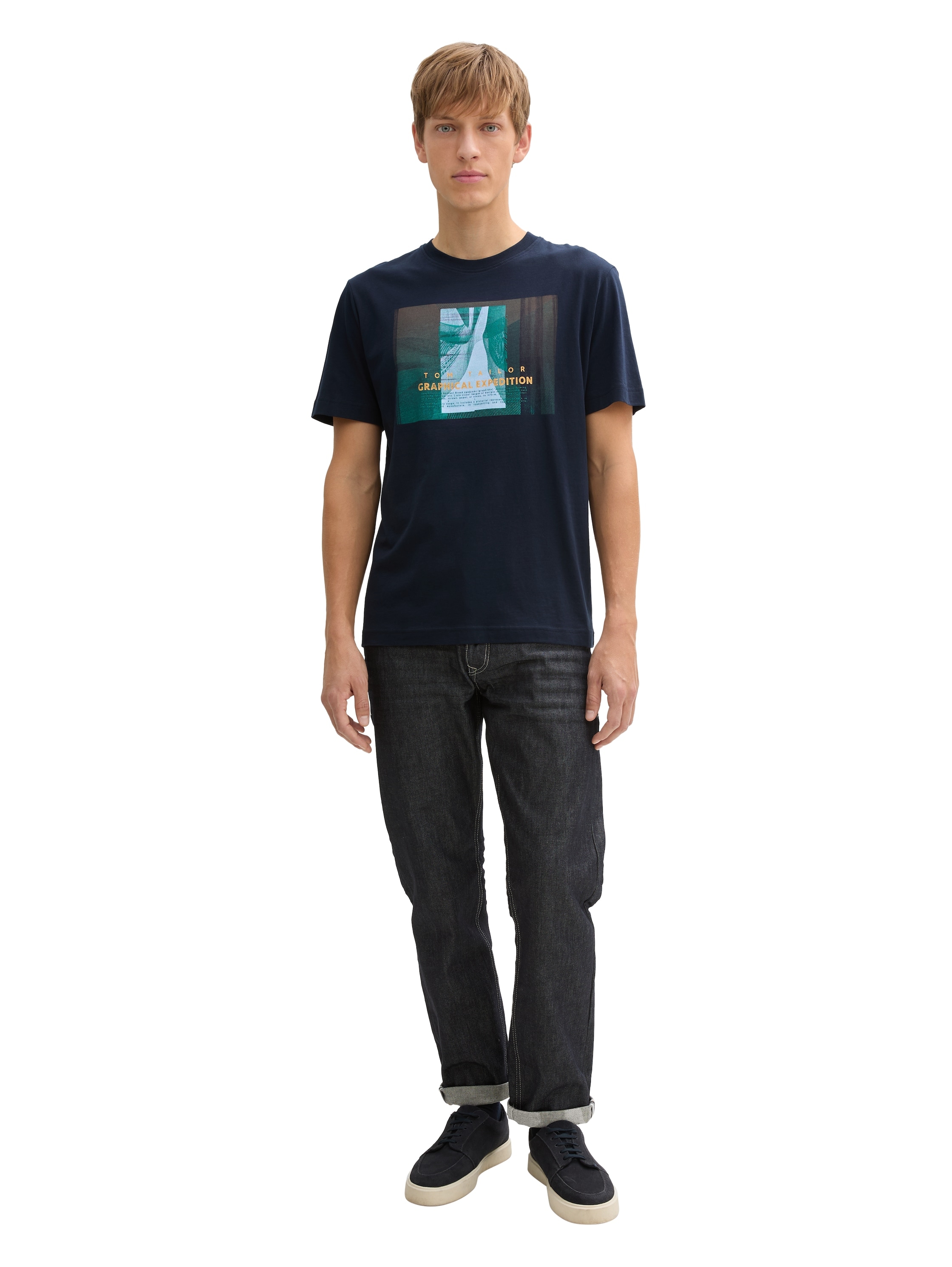 TOM TAILOR T-Shirt, mit Foto-Print