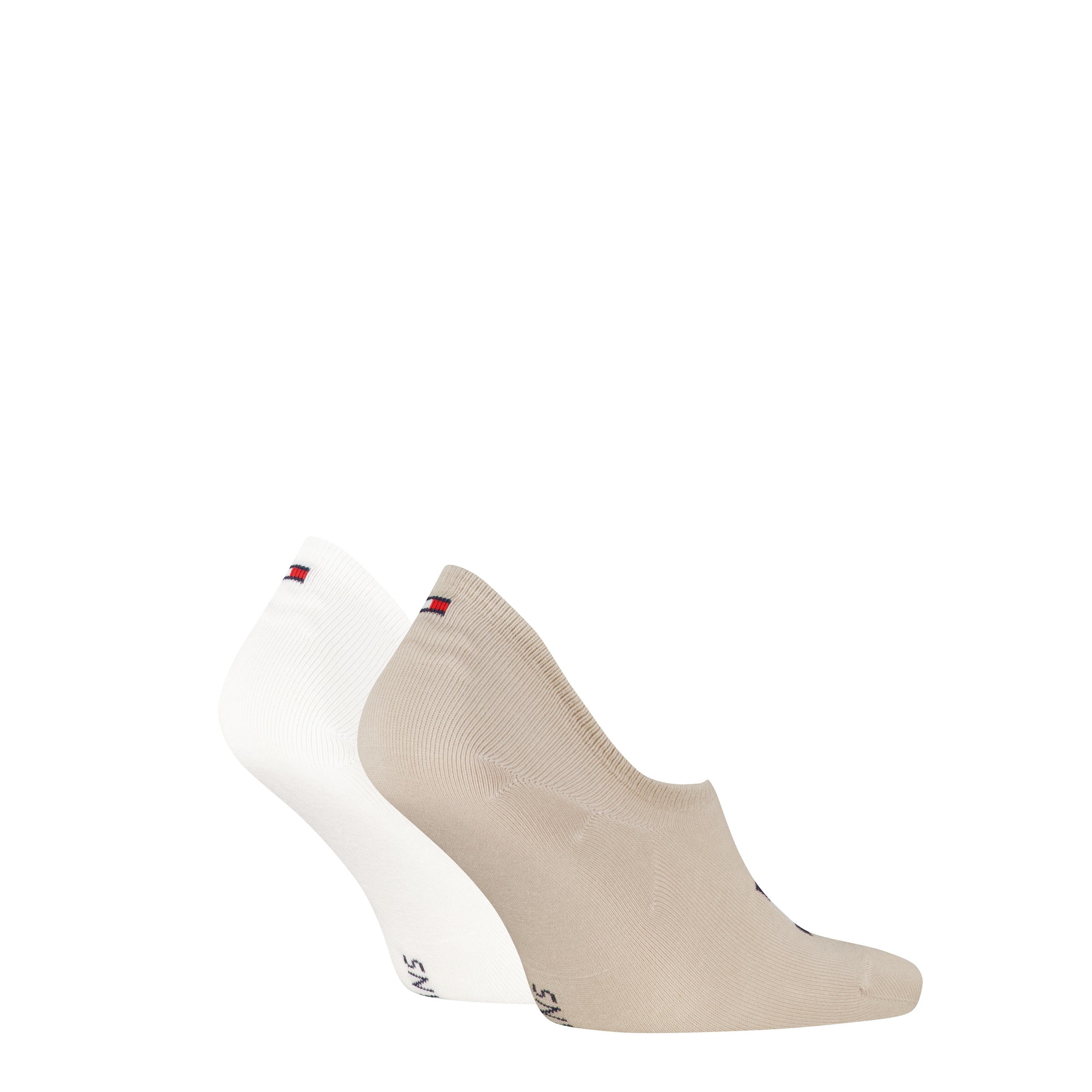 Tommy Hilfiger Füßlinge »TH UNI TJ FOOTIE 2P FLAG« 2 Paar,  Mit großem Flag-Label vorn