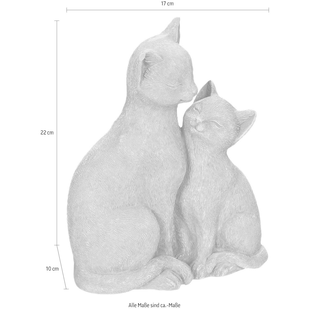 Home affaire Dekofigur »Katze mit Kätzchen«, Höhe 21 cm