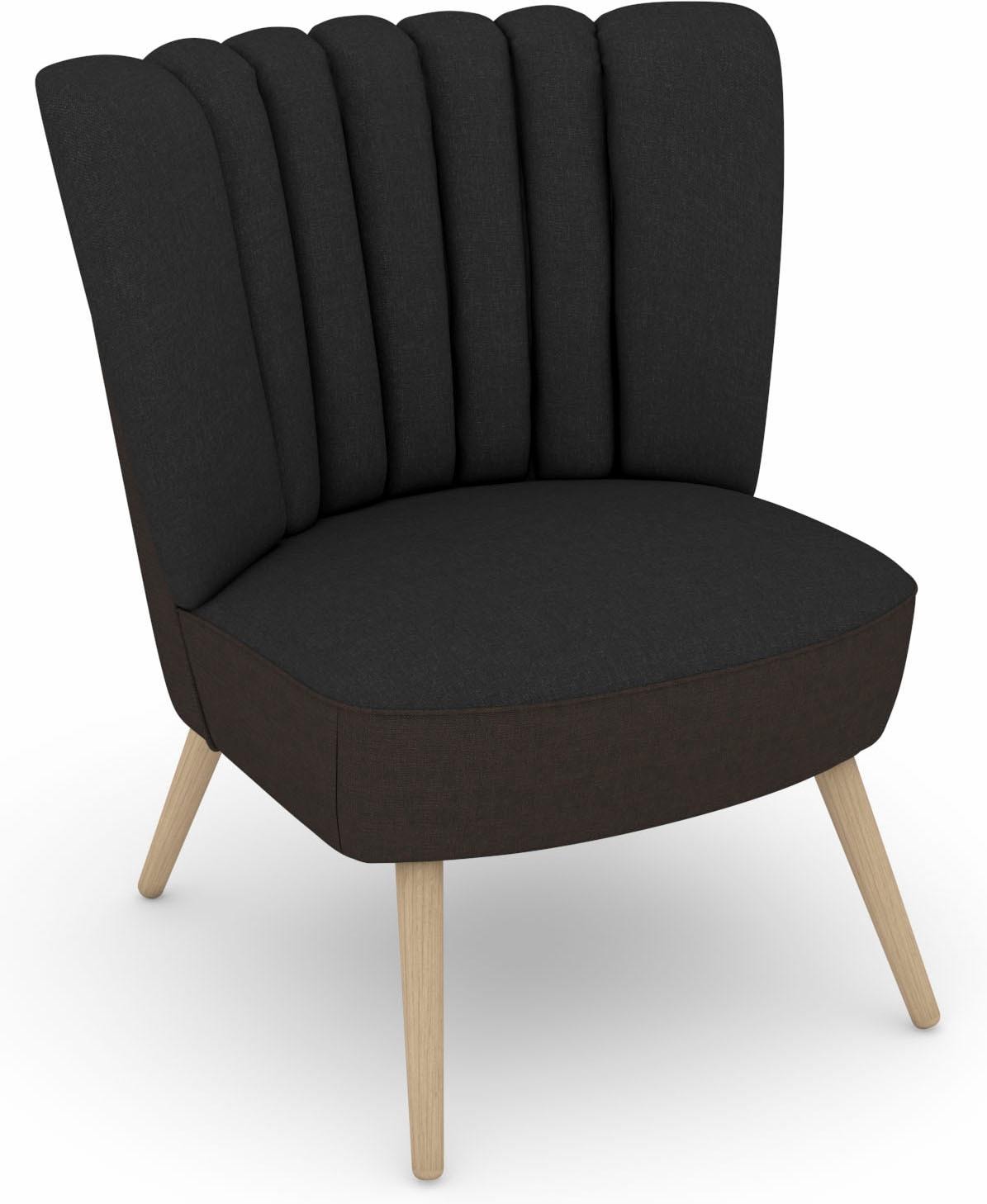 Max Winzer® Sessel »Aspen, Loungesessel«, im Retrolook, zum Selbstgestalten