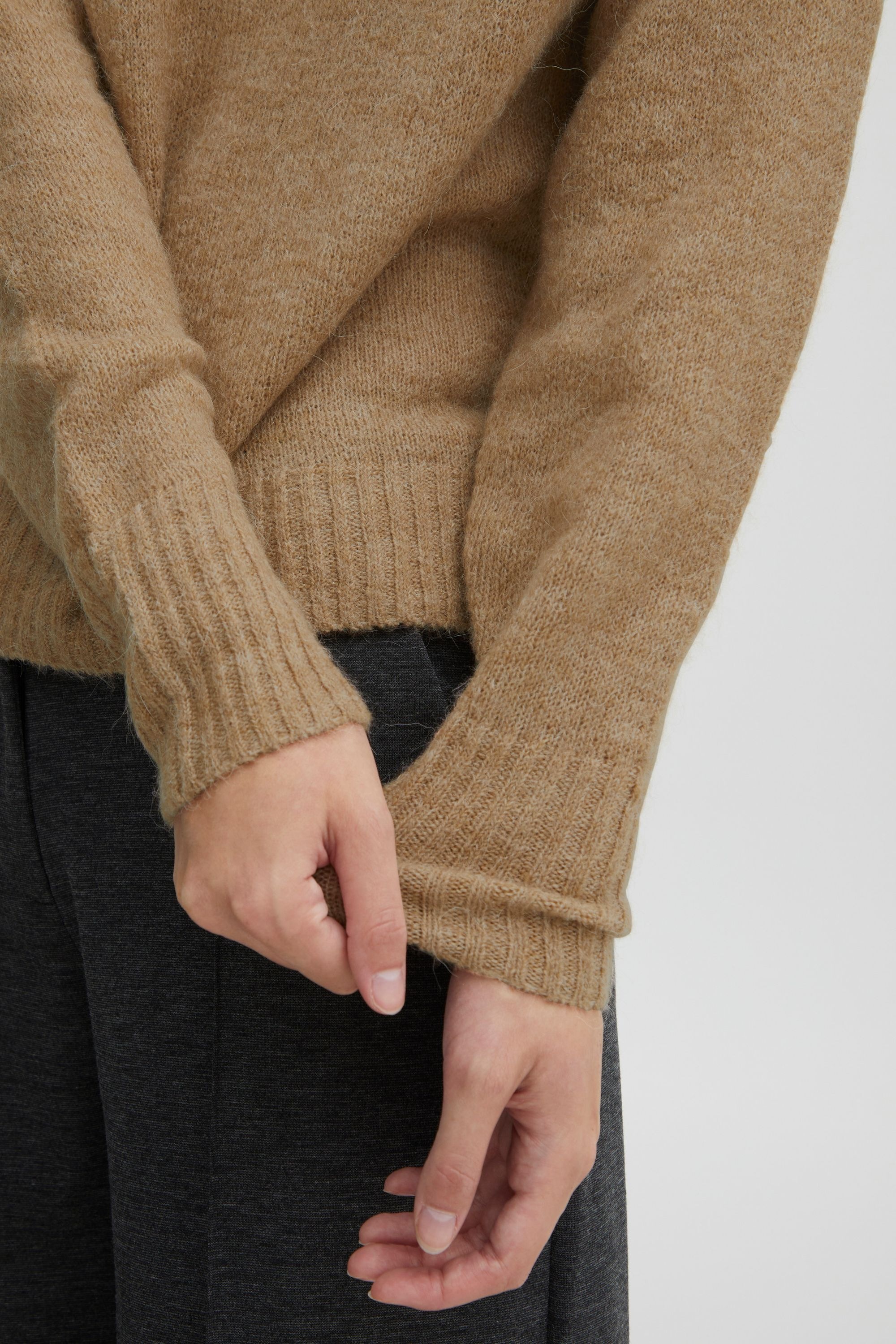 Ichi Strickfleece-Pullover »Strickpullover IHKamara«