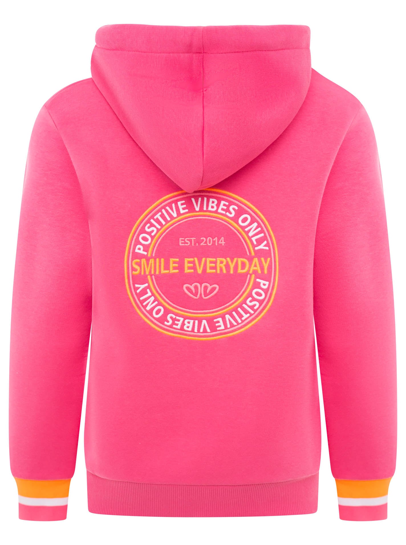 Zwillingsherz Kapuzensweatjacke »"Smile Everyday ZH"« Kapuze, Taschen,  Langarm, Stickerei, Reißverschluss