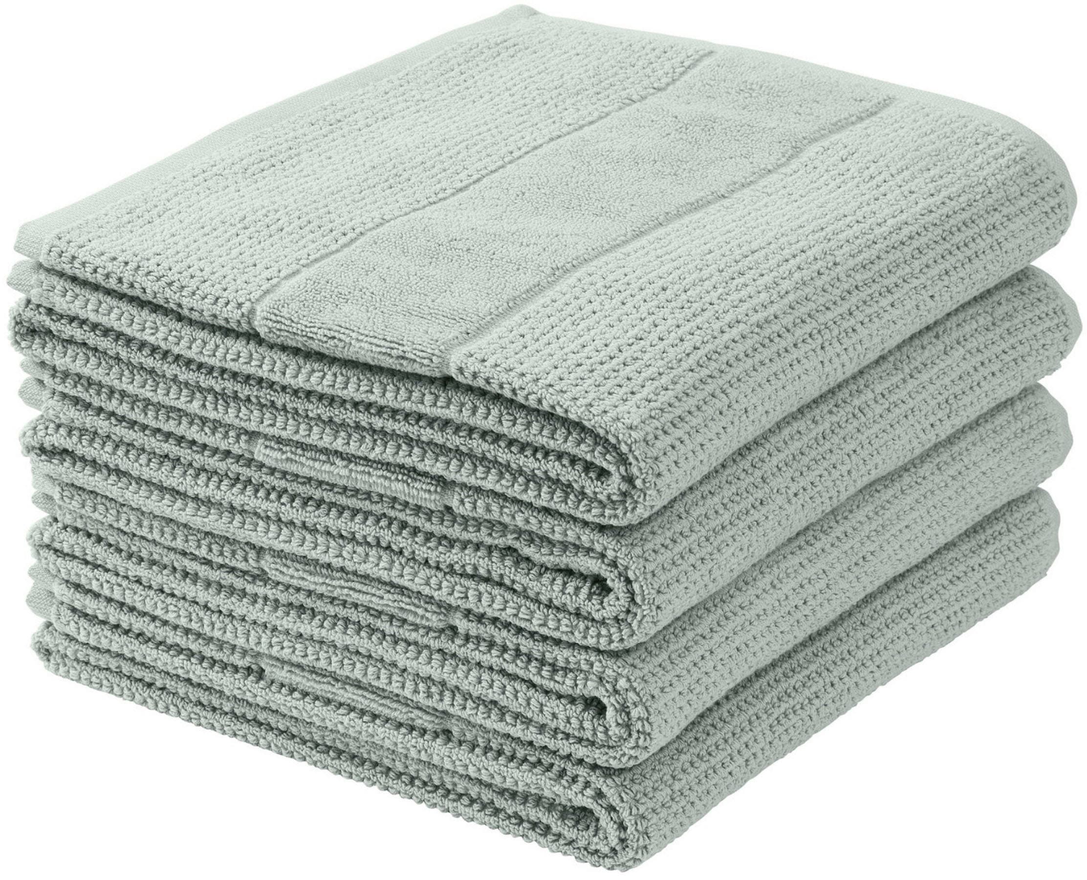 Schiesser Handtücher »Turin kaufen OTTO Baumwolle«, 100% OEKO-TEX®-zertifiziert Reiskorn-Optik, aus im MADE (4 by IN Set 4er St.), bei GREEN