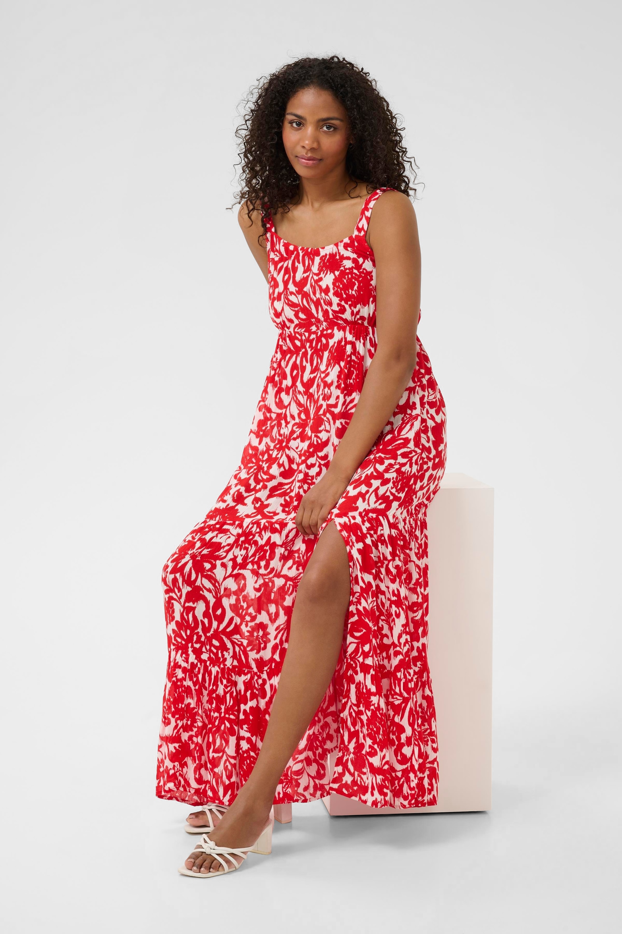 KAFFE Midikleid »Kleid KAvalery«