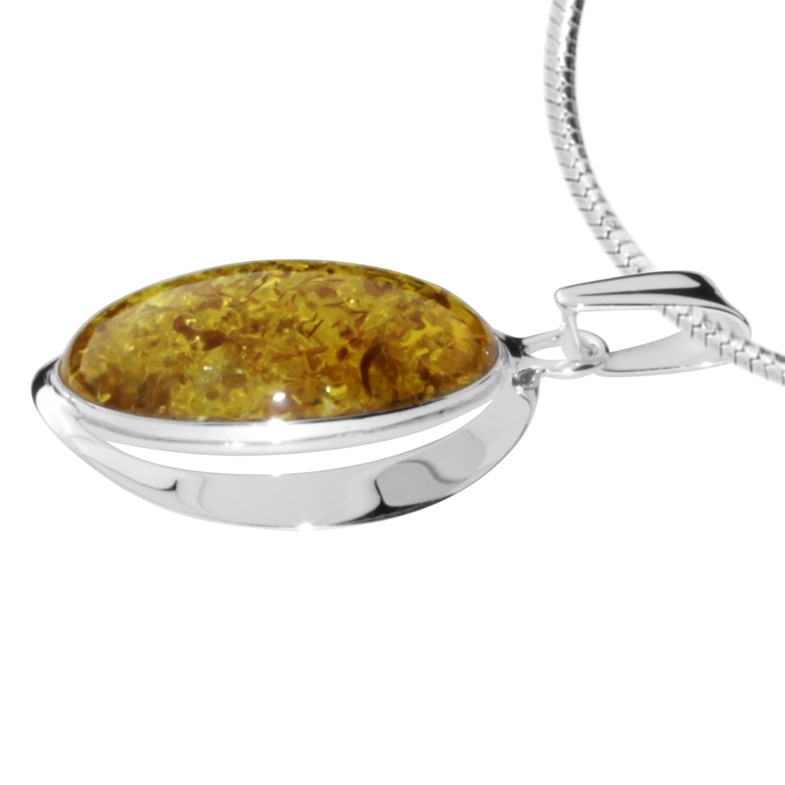 OSTSEE-SCHMUCK Kette mit Anhänger »- Hanna - Silber 925/000 - Bernstein«