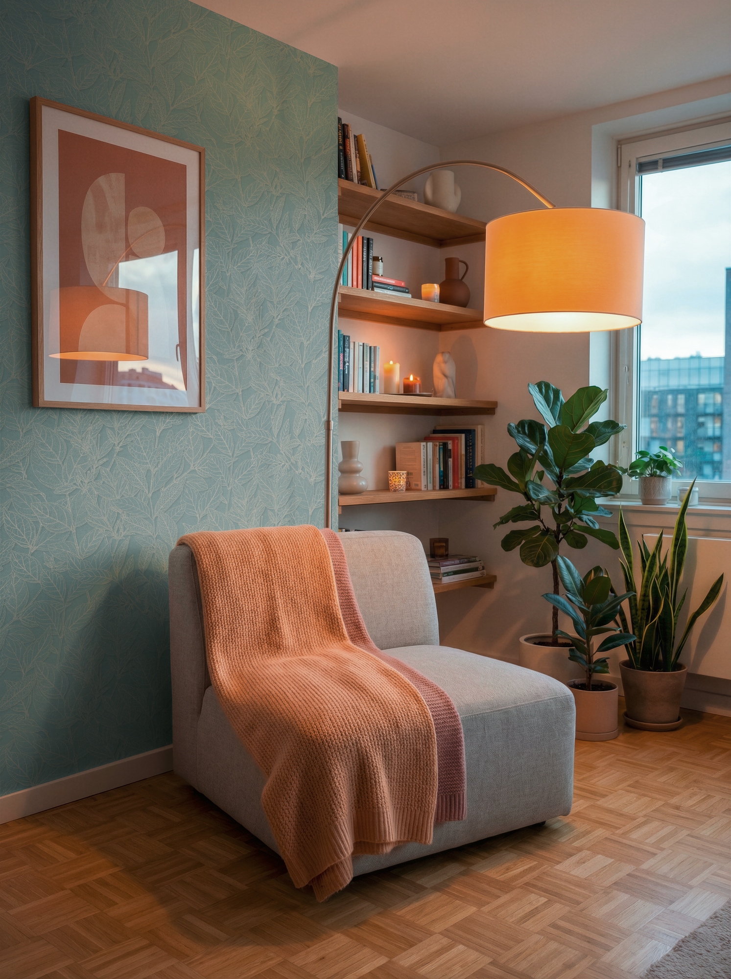 A.S. Création Vliestapete »Trend Spectrum Leaves – Elegantes Blätterdesign Vliestapete« botanisch | floral | leicht glänzend leicht strukturiert Großzügiges Blätterdesign mit matten und leicht glänzenden Details