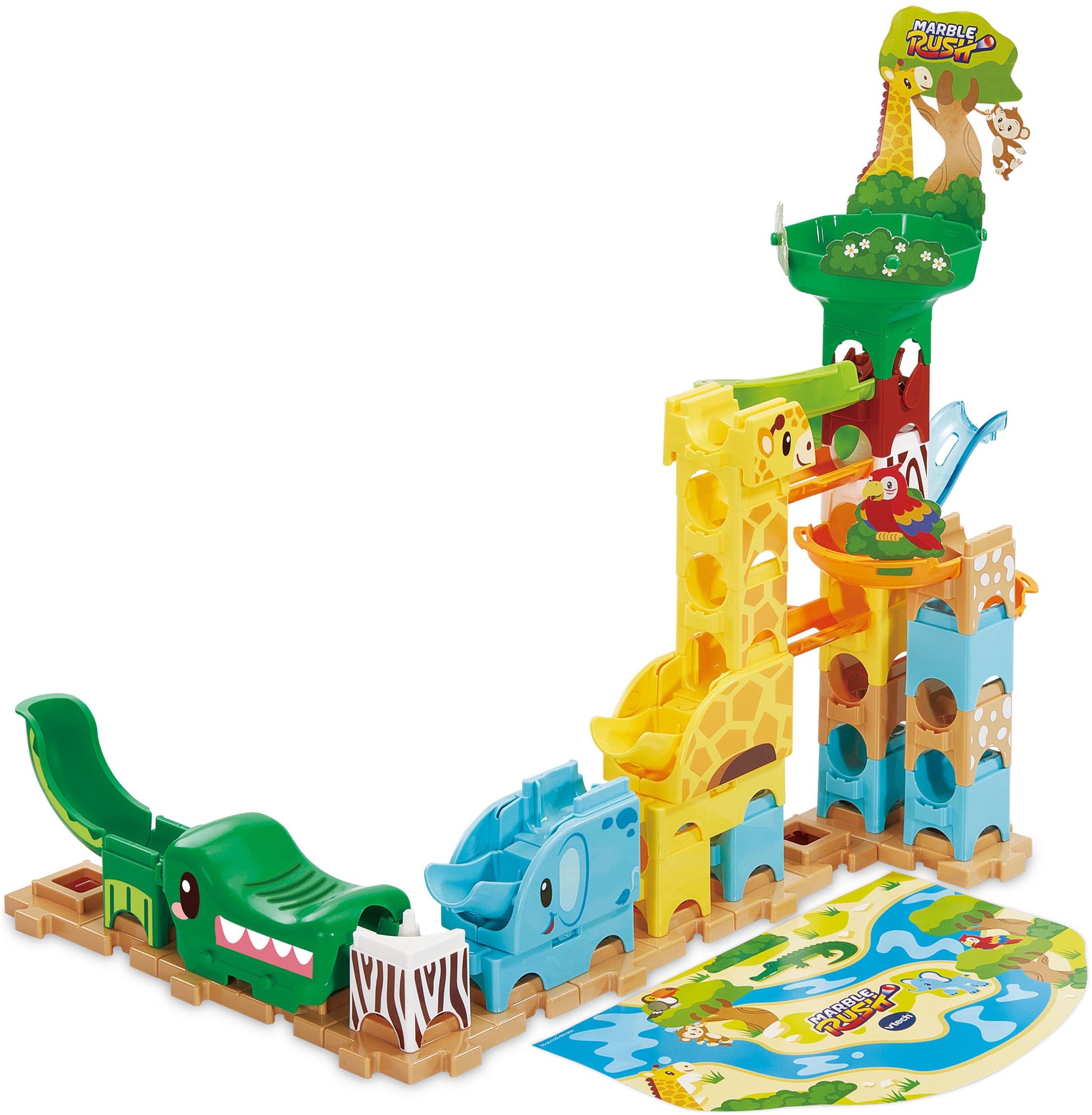 Vtech® Kugelbahn »Marble Rush - Tierisches Action Set J100«