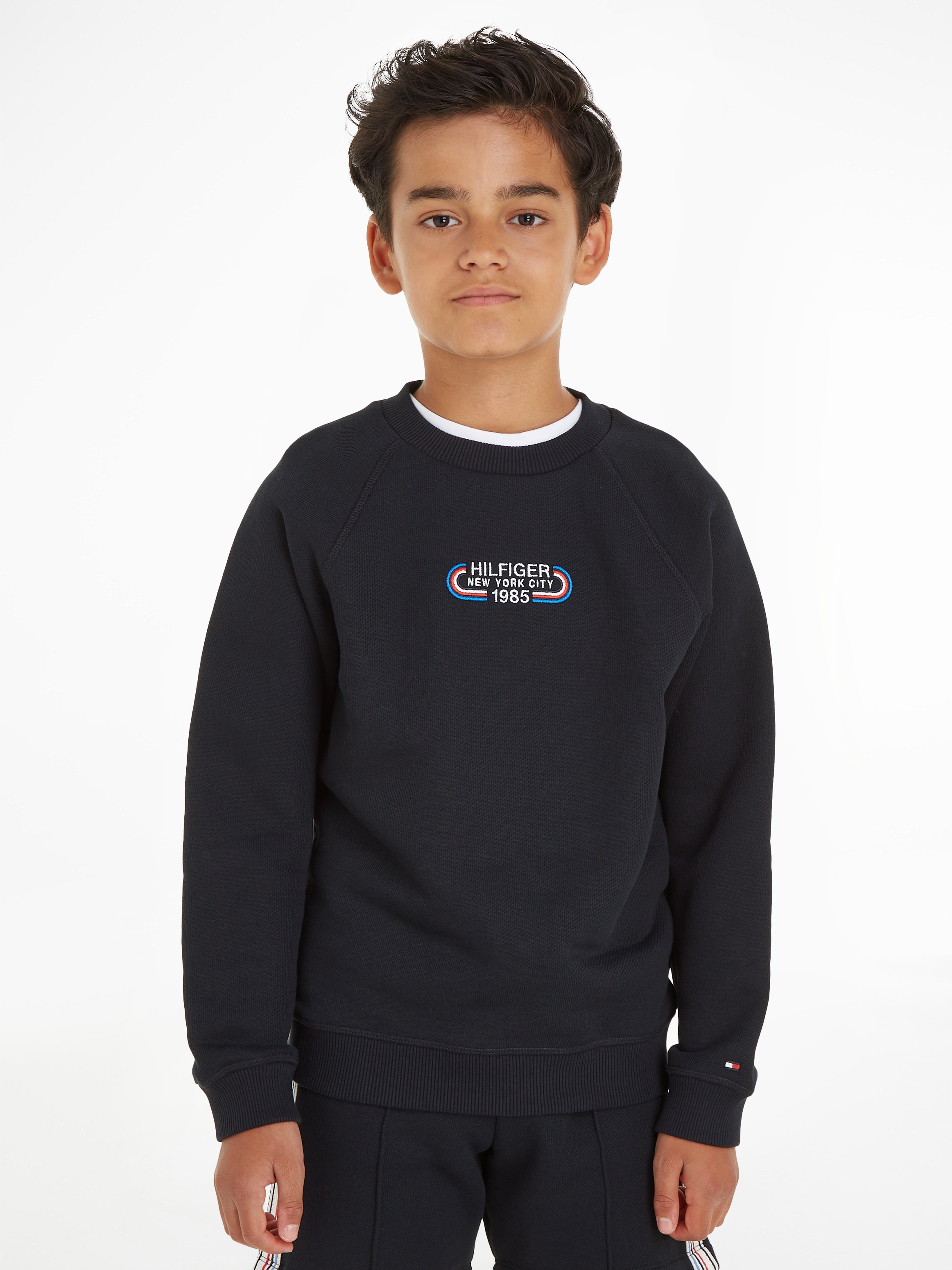 Tommy Hilfiger Sweatshirt »HILFIGER TRACK SWEATSHIRT«, Kinder bis 16 Jahre