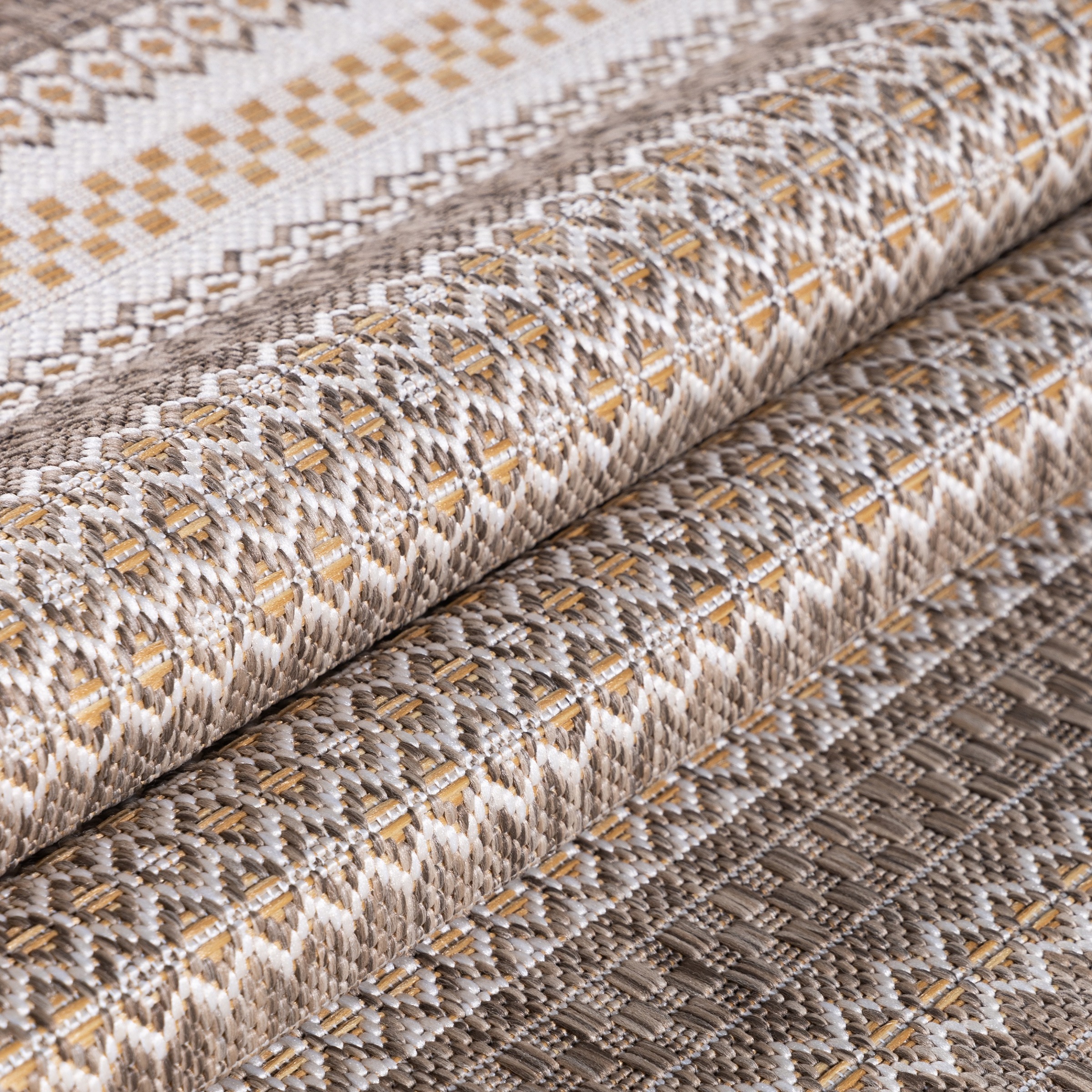 Ayyildiz Teppiche Outdoorteppich »SUNNY 4411«, rechteckig, 5 mm Höhe, Läufer / Pflegeleicht / Strapazierfähig / In- und Outdoor geeignet