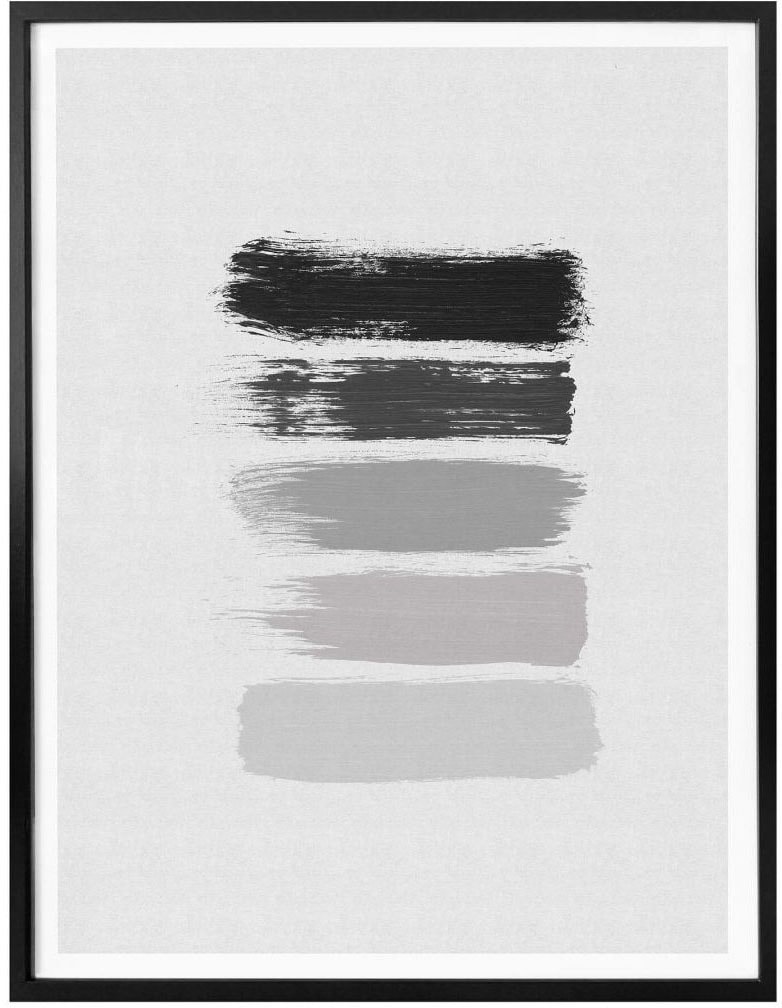 Wall Art Poster 50 Shades Of Grey Schwarz Grau Grafik 1 St Poster Wandbild Bild Wandposter Im Otto Online Shop