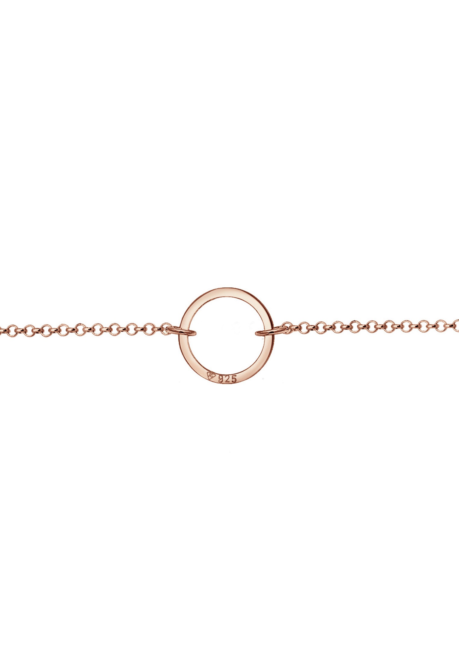 Elli Choker »Halskette Choker Anhänger Kreis Rund 925 Silber«