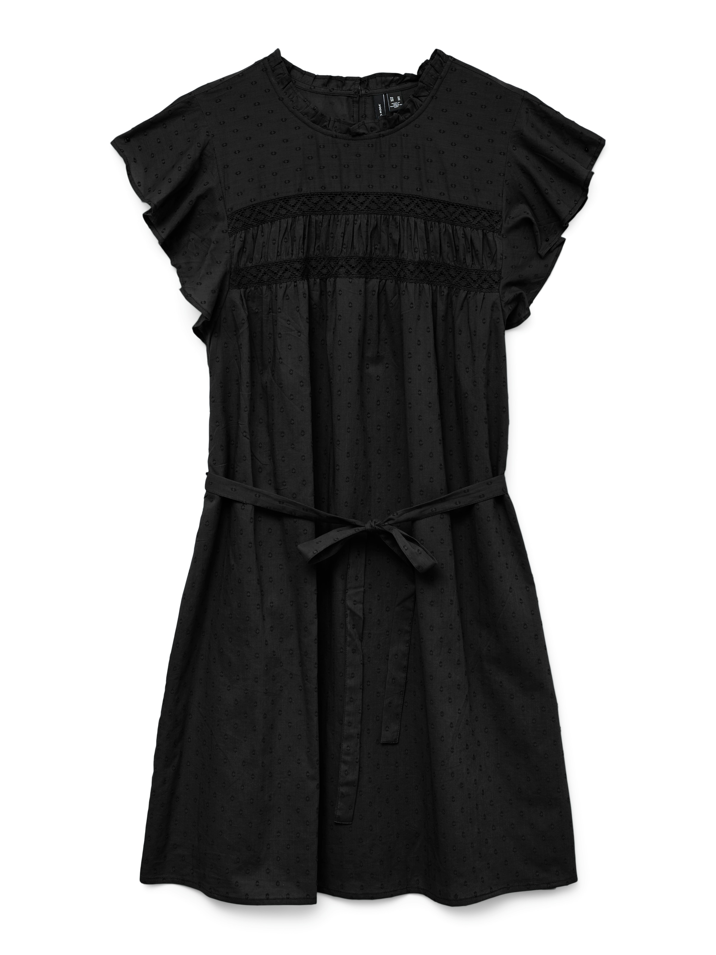 Vero Moda Minikleid »VMTRINE SL SHORT LACE DRESS WVN GA NOOS«
