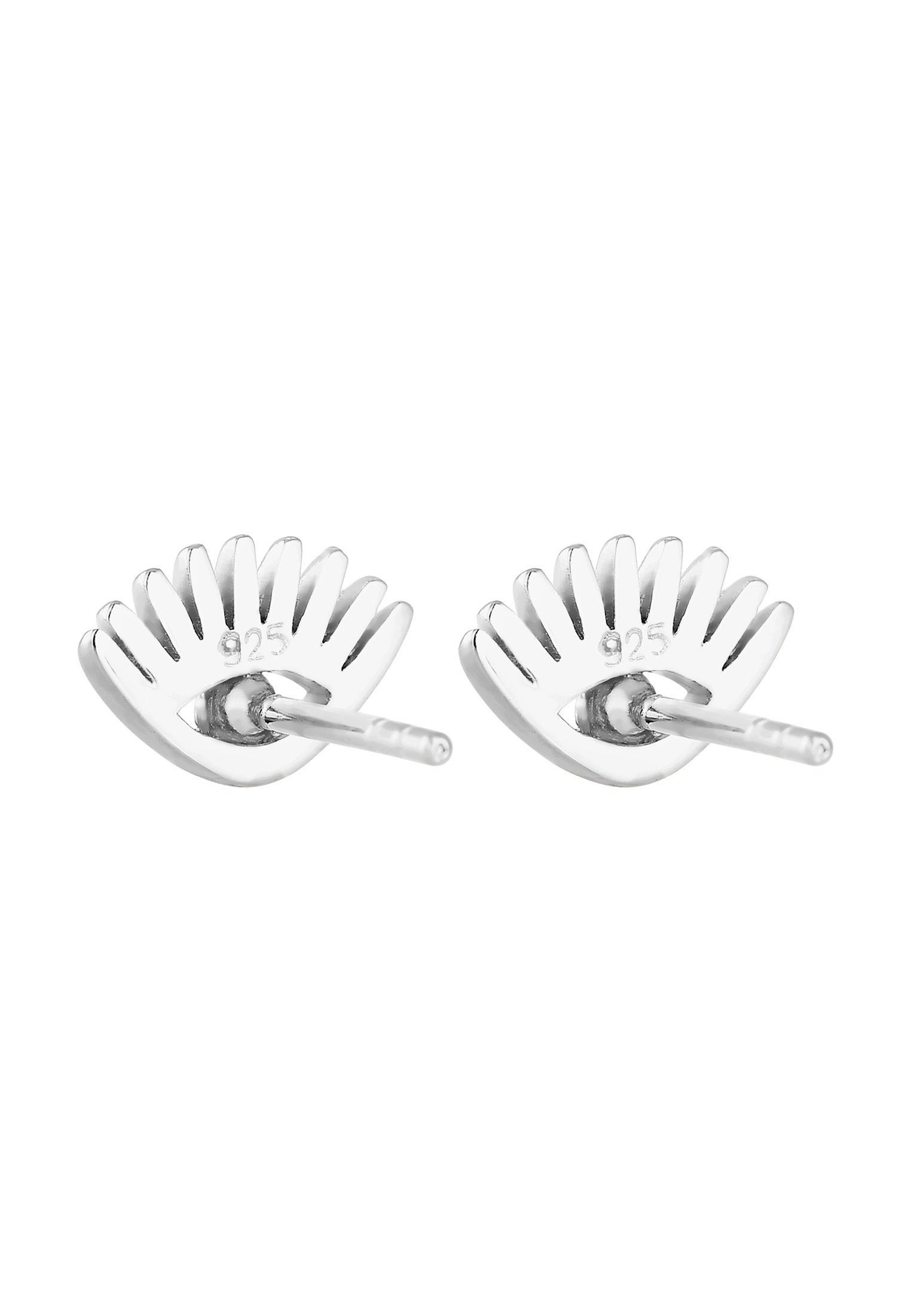 Elli Paar Ohrstecker »Ohrringe Ohrstecker Evil Eye Kristalle Blau 925 Sterling Silber«