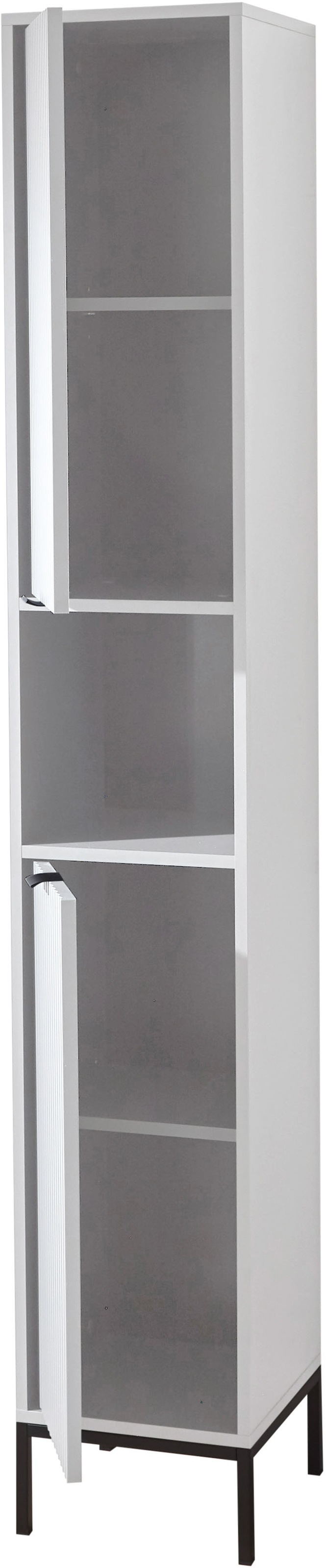 BASIC by Balculina Hochschrank »Lucera Hochschrank, Badezimmerschrank BxHxT 32x195x32«, (1 St.), Breite 32 cm, Tür L/R montierbar