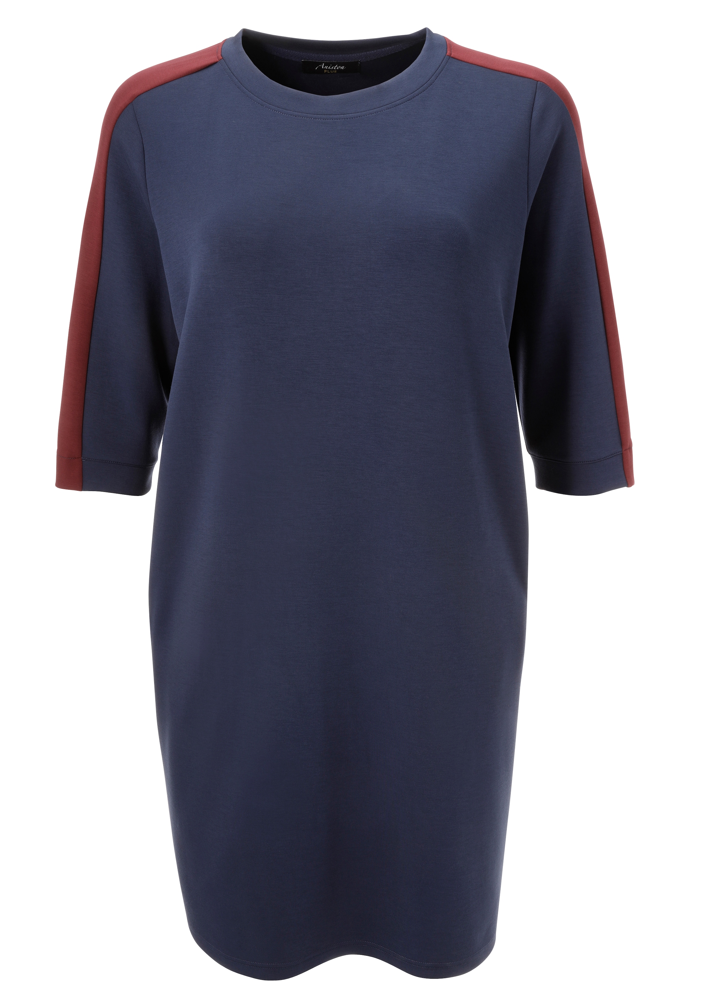 Aniston PLUS Sweatkleid, aus super weichen, elastischen Jersey-Qualität - NEUE KOLLEKTION