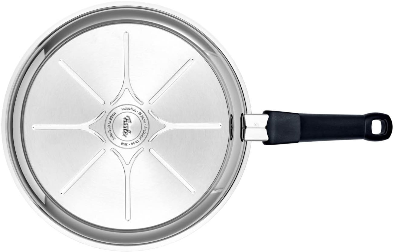Fissler Bratpfanne »Adamant® premium Edelstahlpfanne beschichtet« Edelstahl 18/0 1 Stk. tlg. induktionsgeeignet,  kratzfeste Antihaft-Beschichtung, Made in Germany