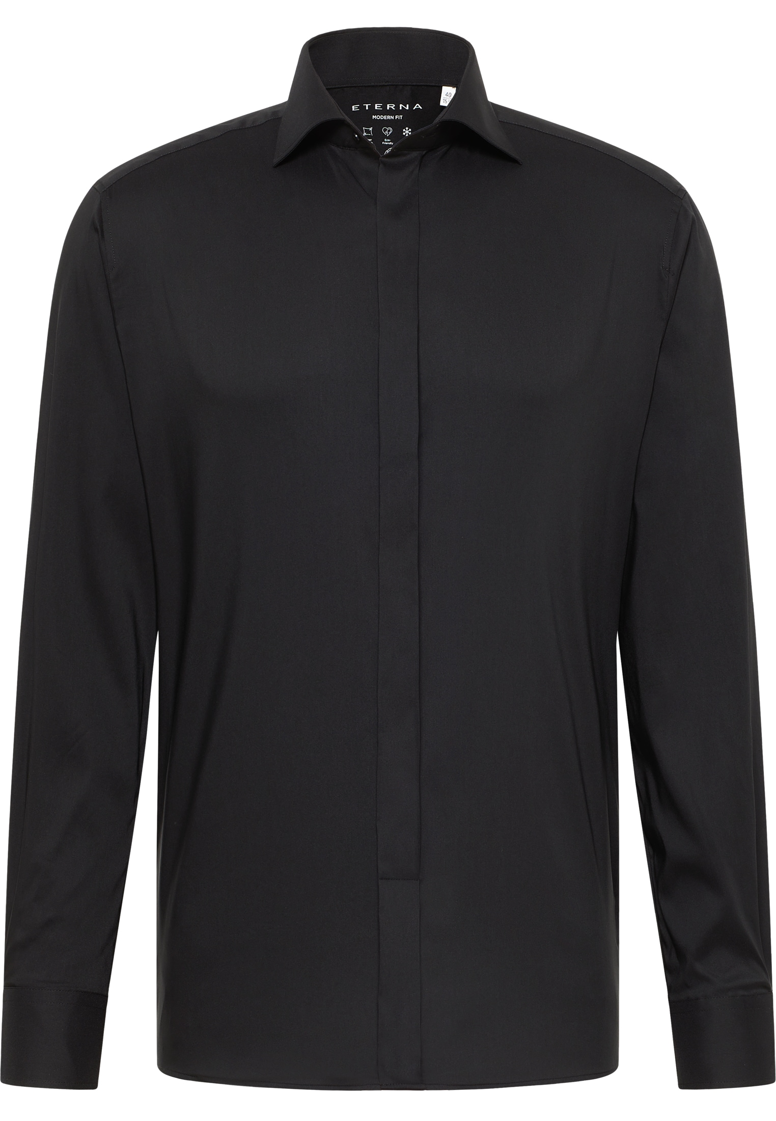 Eterna Langarmhemd »MODERN FIT« EASY IRON (bügelleicht)
