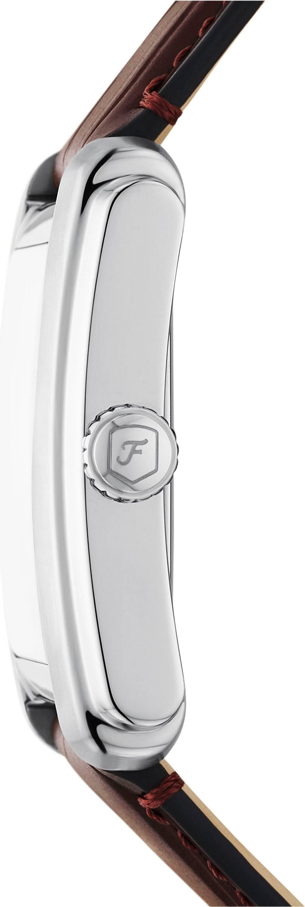 Fossil Quarzuhr »CARRAWAY«, Armbanduhr, Herrenuhr, Lederarmband, analog