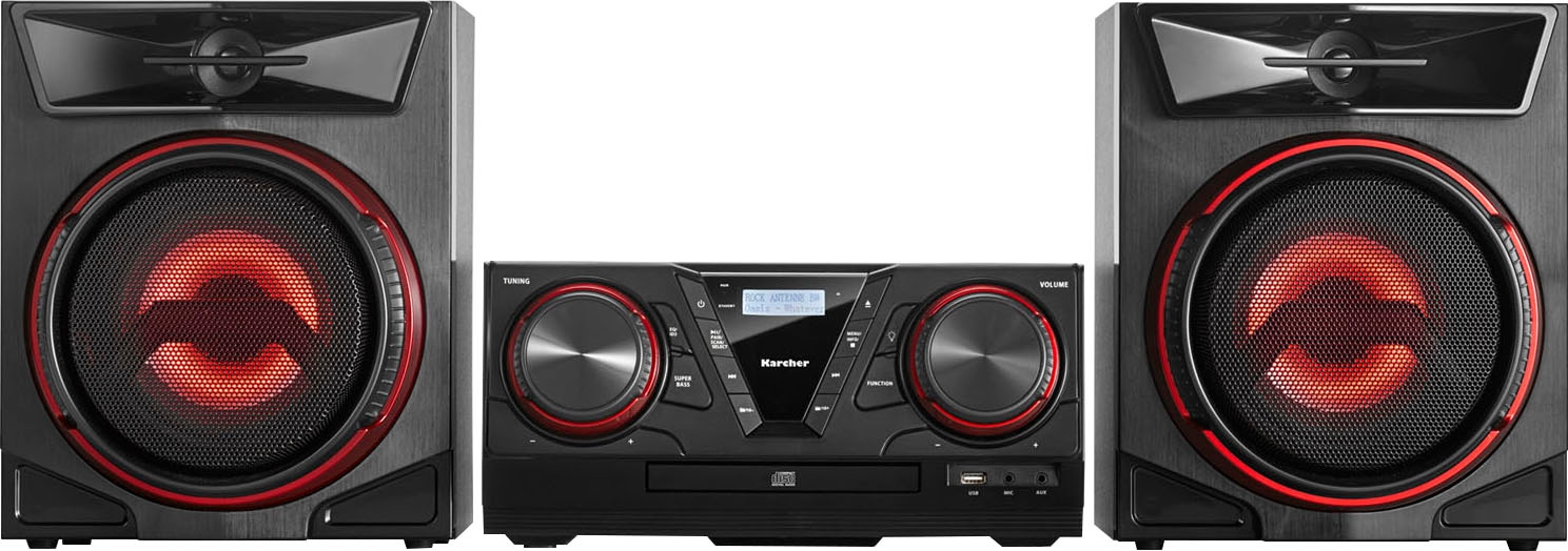 Karcher Stereoanlage »MC 5400D«, (Bluetooth OTTO Digitalradio mit 100 RDS RDS-UKW jetzt kaufen bei W) (DAB+)-FM-Tuner mit