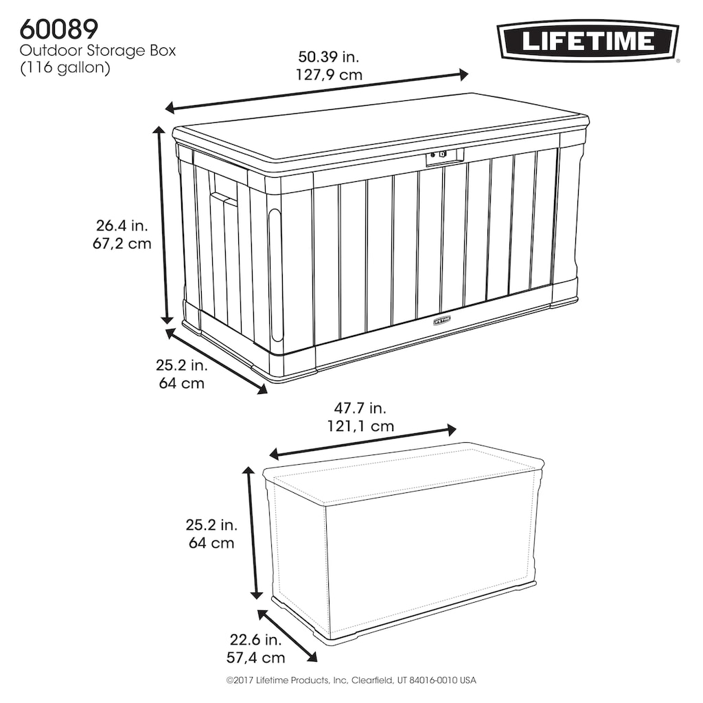 Lifetime Kissenbox »Premium«, 440 Liter