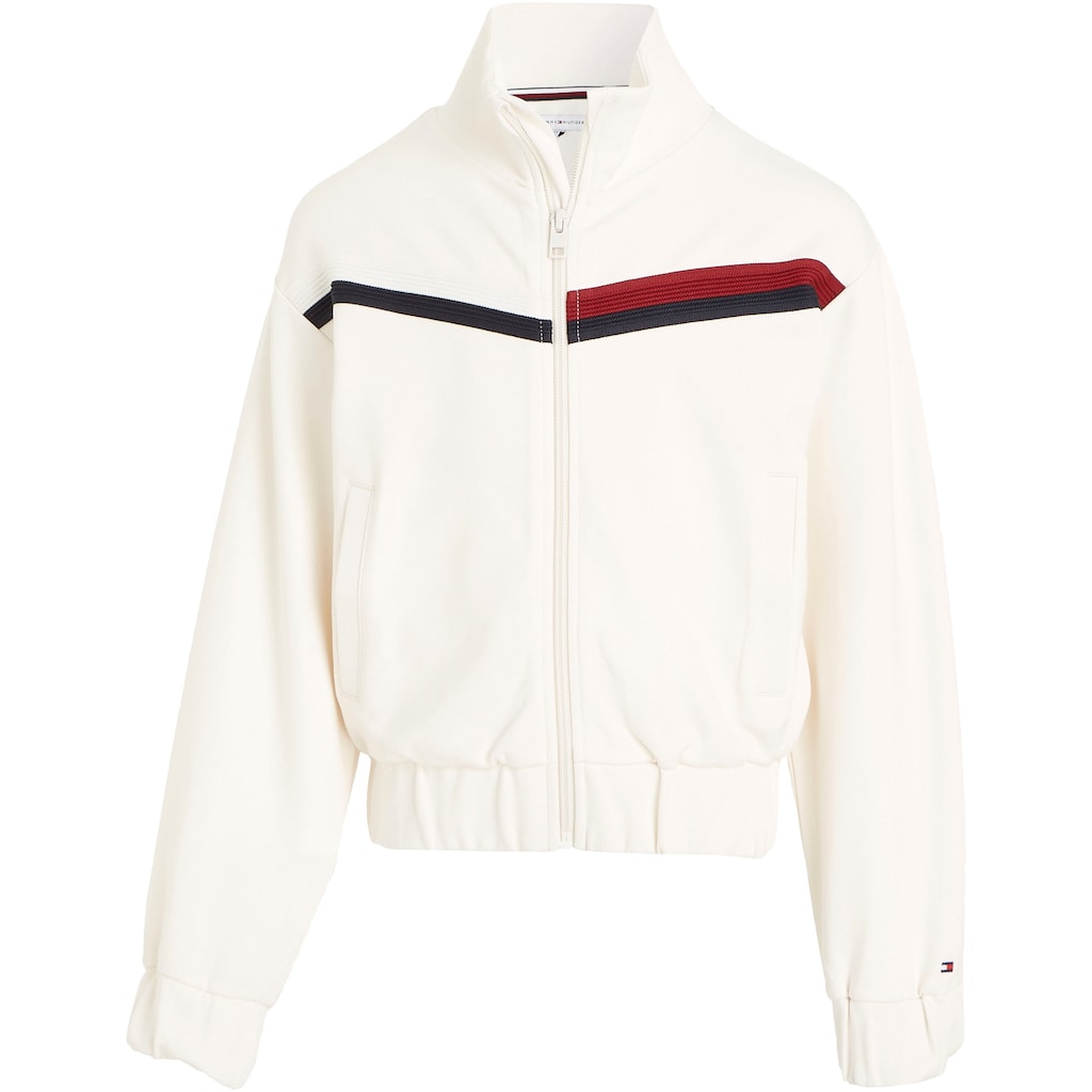 Tommy Hilfiger Sweatjacke »GLOBAL STRIPE ZIP THROUGH«