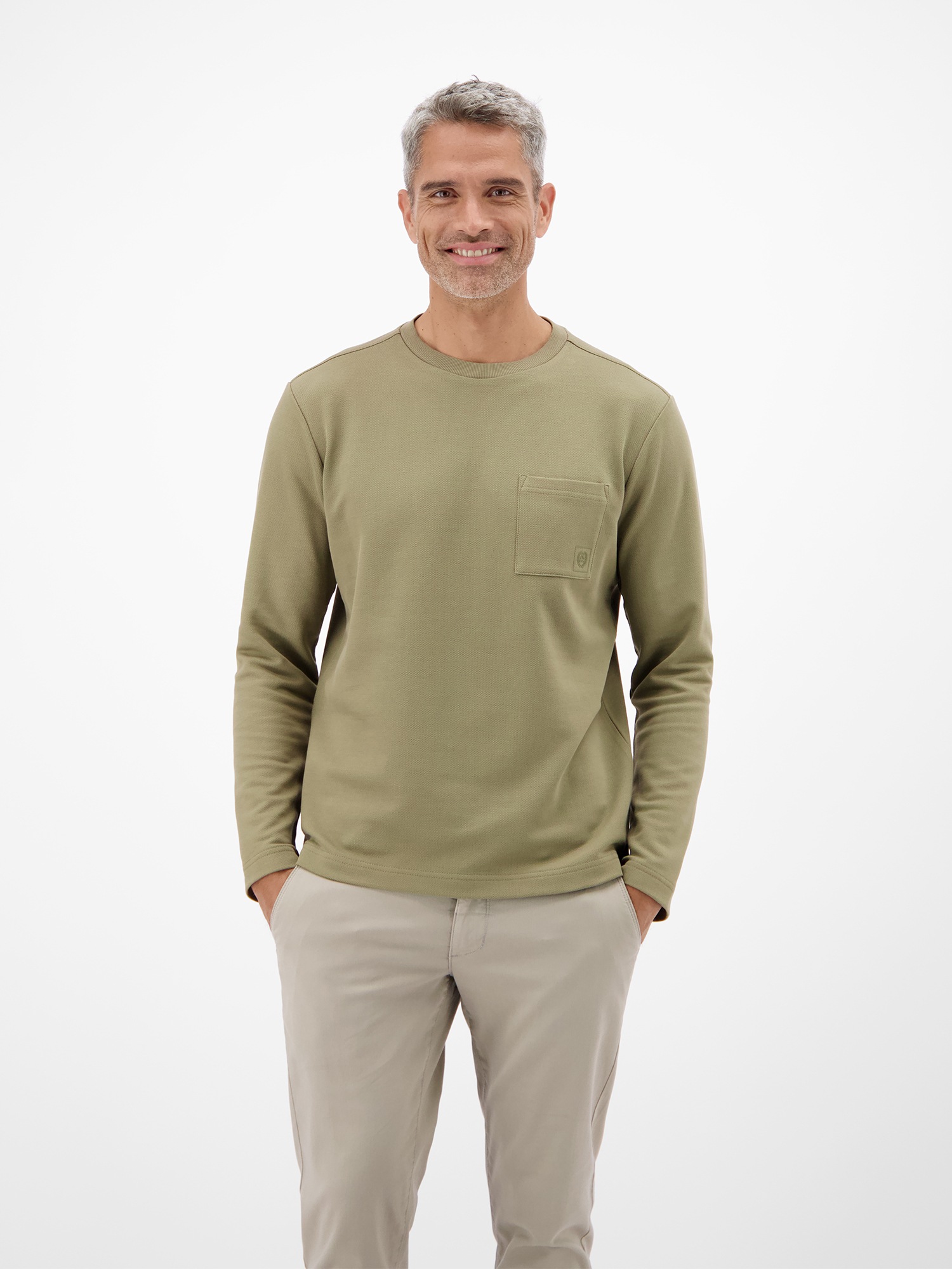 LERROS Sweatshirt »Herren Sweatshirt - clean, soft und smart!«
