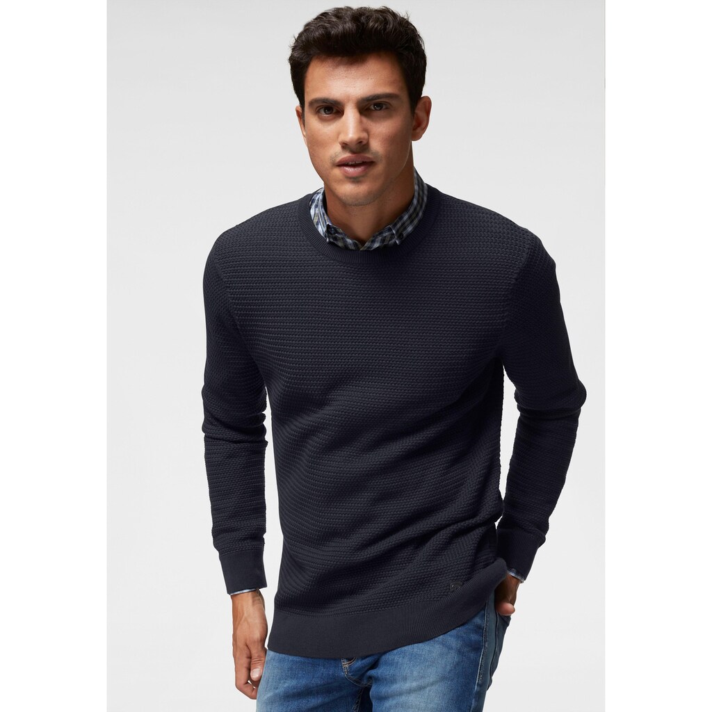 GUIDO MARIA KRETSCHMER Strickpullover, Wabenmuster- Optik