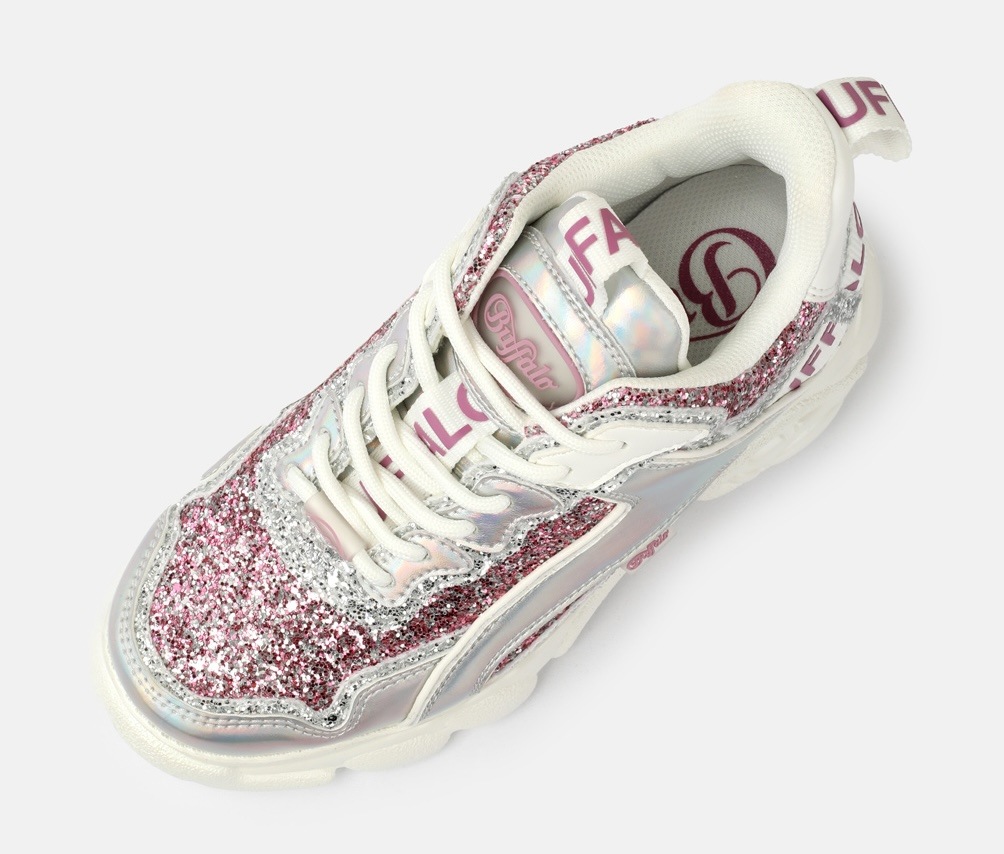 Buffalo Plateausneaker »CLD Chai«  Schnürschuh, Halbschuh, Chunky-Sneaker mit Glitter