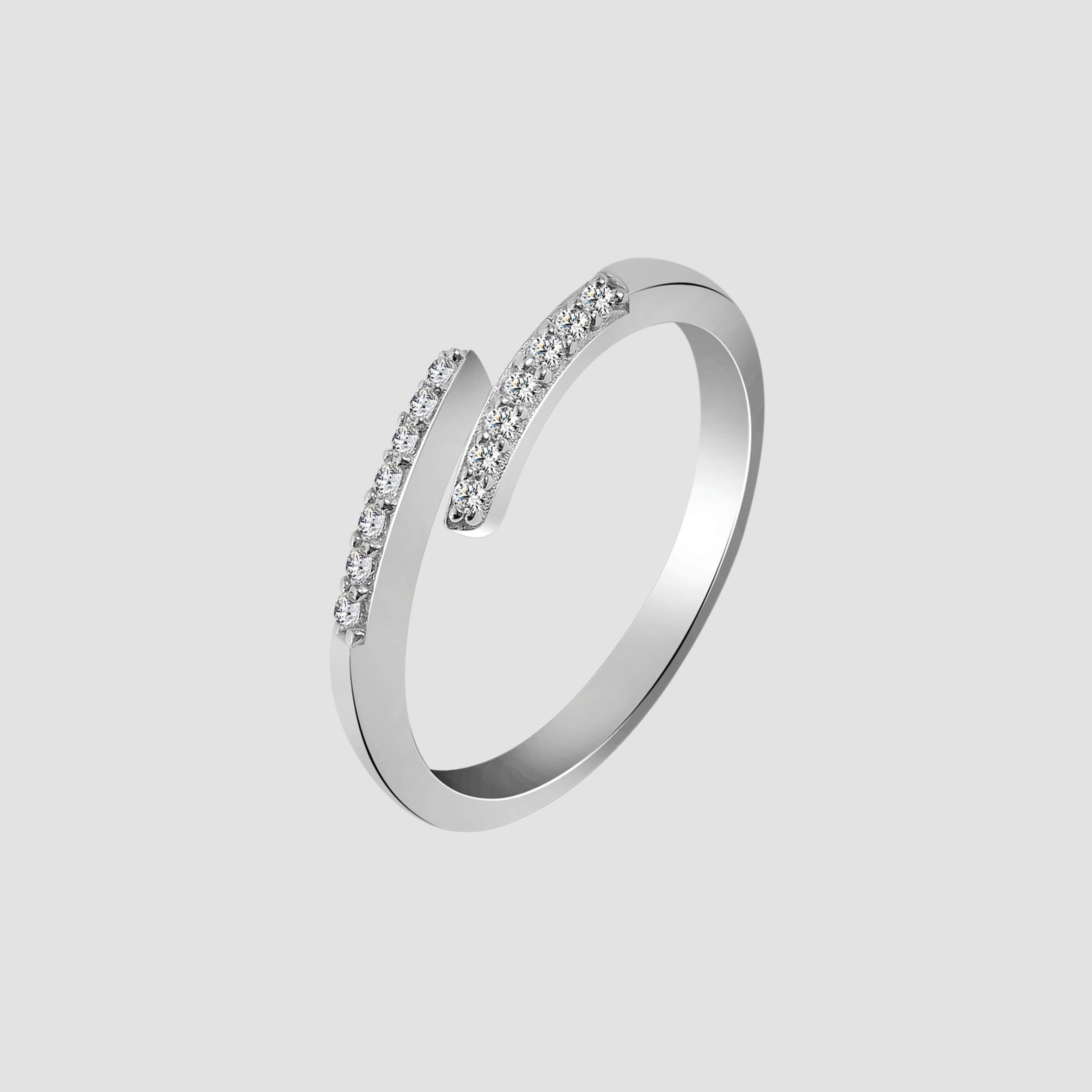 Adelia´s Fingerring »Damen Ring aus 925 Silber mit Zirkonia«