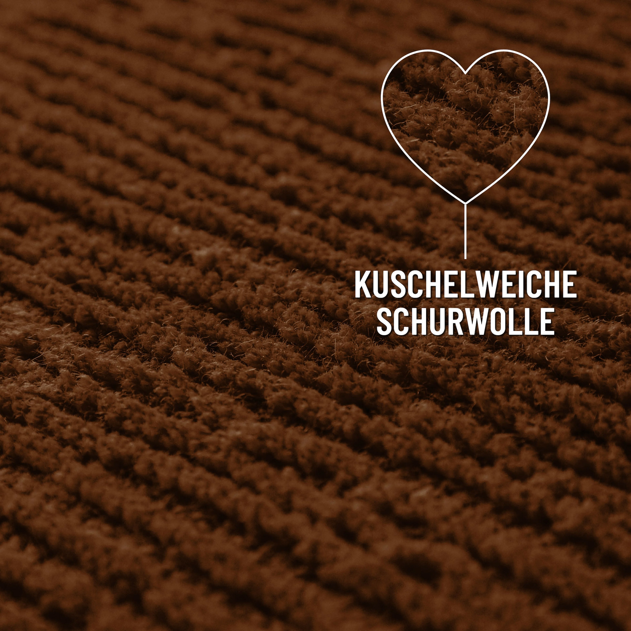 Wecon home Teppich »Castello ONE« rechteckig 7 mm Höhe Schurwolle, Kurzflor mit Hoch-Tief-Effekt, Wohnzimmer, Rautenmuster