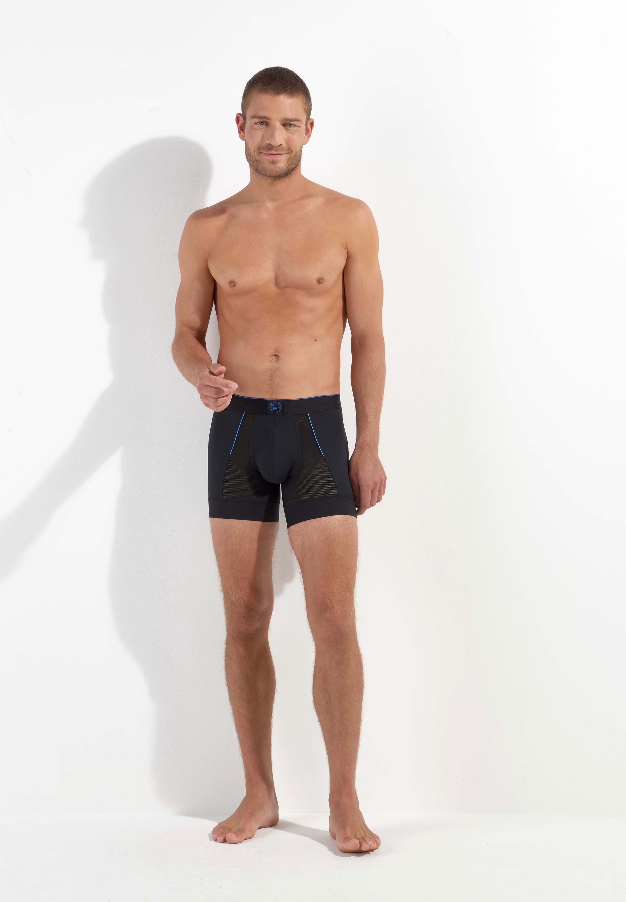 Hom Boxershorts »Sports Lab« elastisch, belüftete Zonen, sportlicher Look