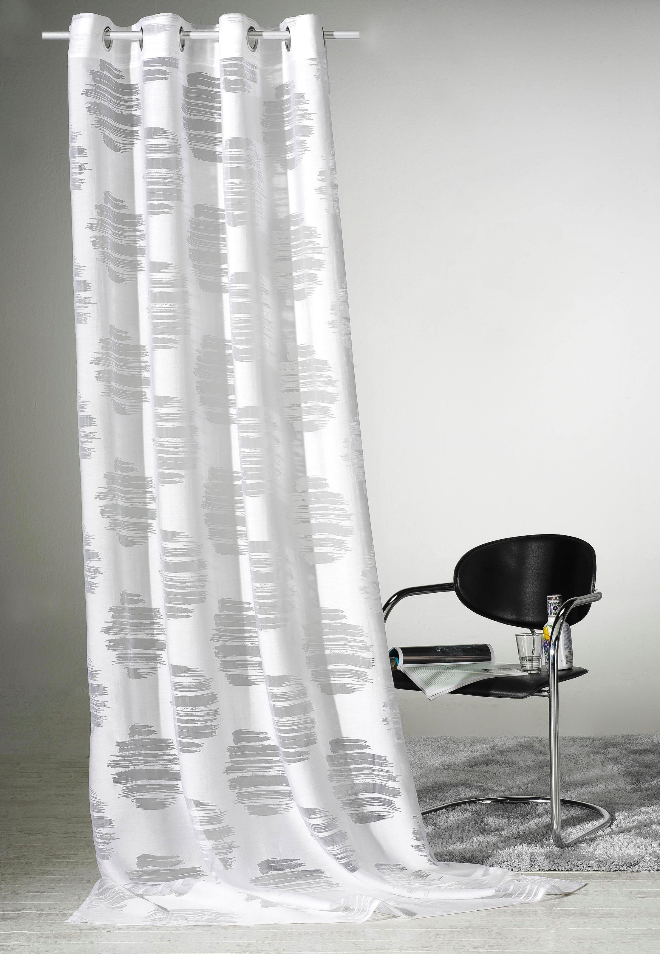 Weckbrodt Vorhang »Valea«, (1 St.), Ausbrenner, transparent, Gardine, Store