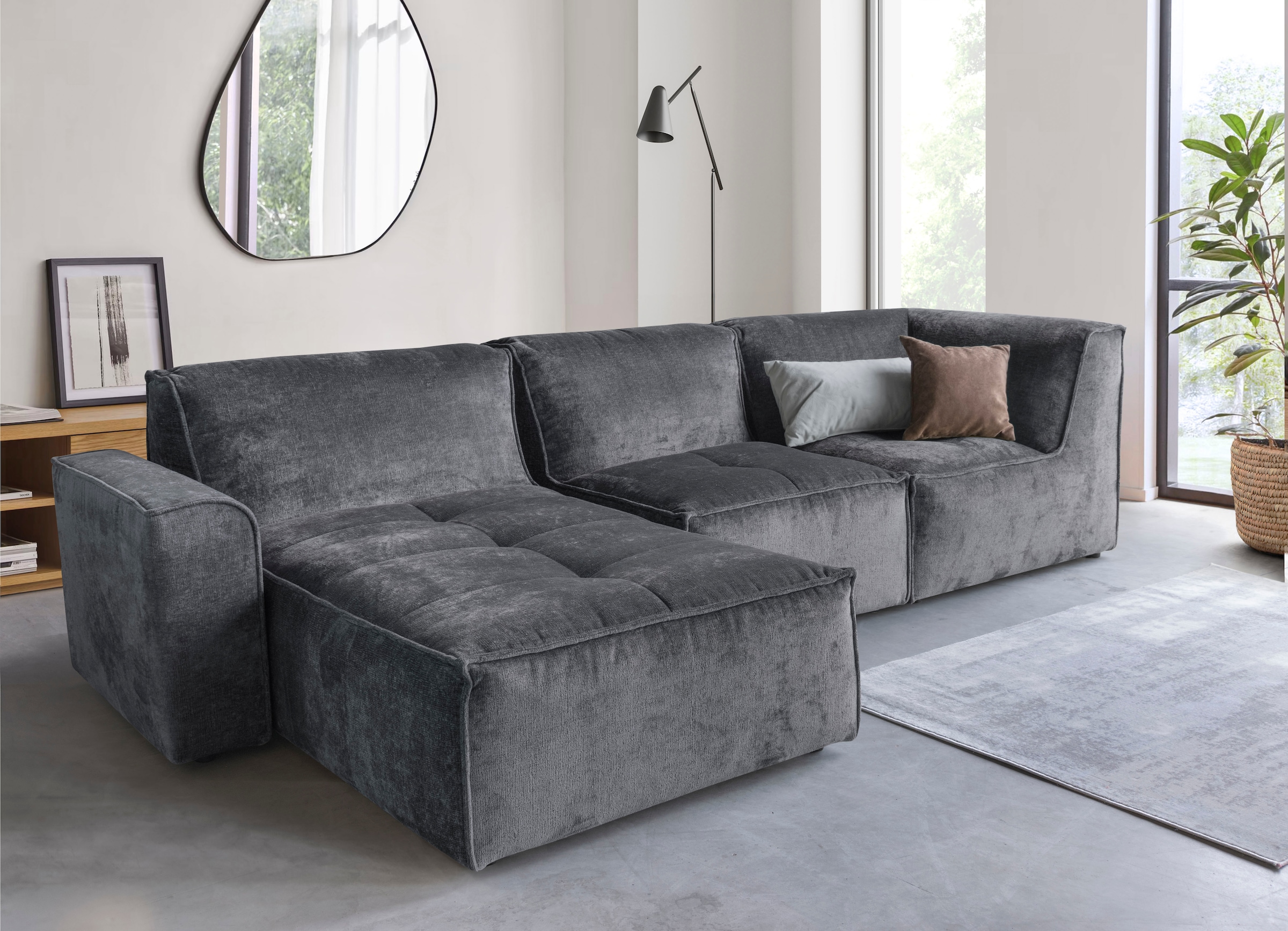 RAUM.ID Shop für in einzeln St.), Online Bezug Zusammenstellung, »Monolid«, (4 Teddy-Optik individuelle OTTO Ecksofa Module