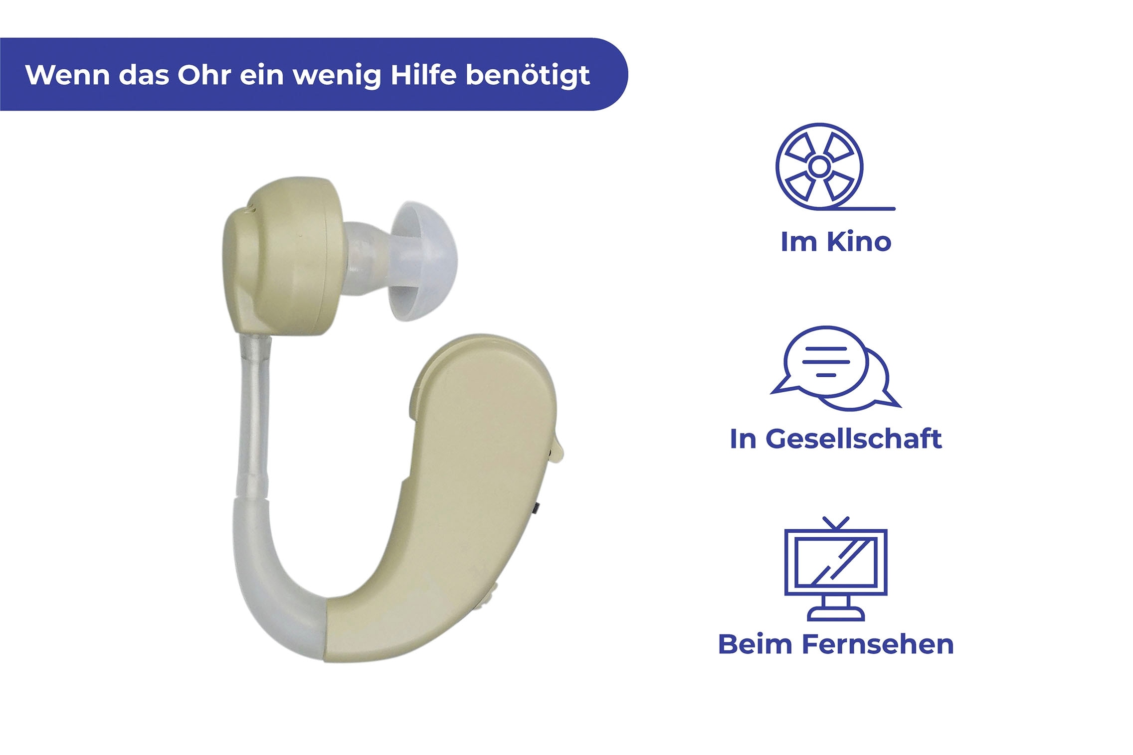 Maximex Hörverstärker »Mini-Ear Hörhilfe«, batteriebetrieben