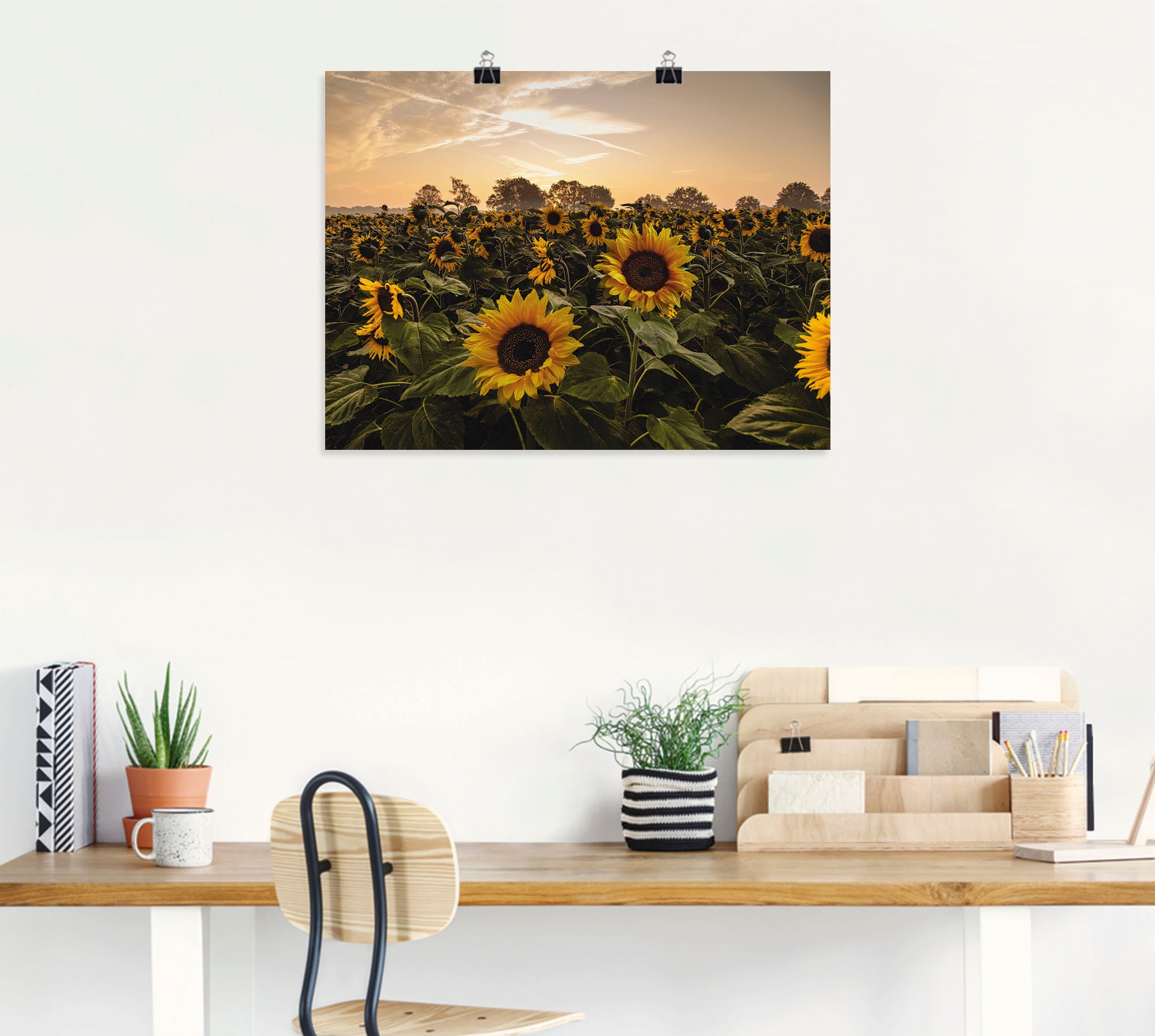 Artland Wandbild »Lasst Blumen sprechen...«, Blumen, (1 St.), als Leinwandbild, Wandaufkleber oder Poster in versch. Größen
