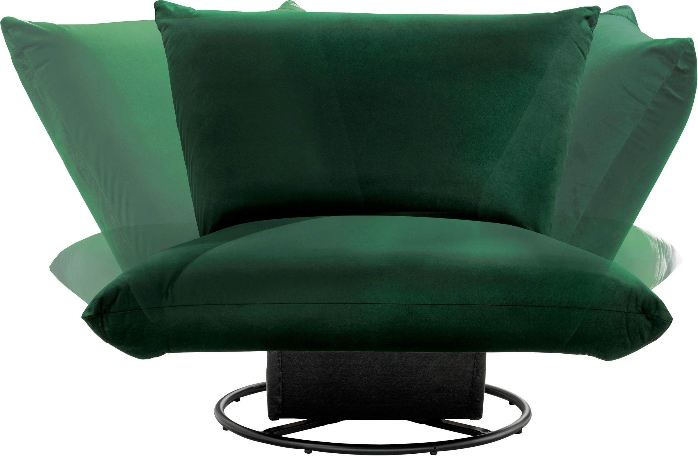INOSIGN Drehsessel »Cremona«, 360° drehbar mit Metallfuß