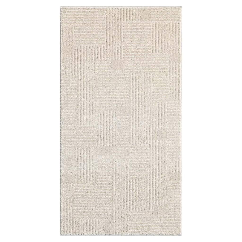 Carpet City Teppich »FLAIR177«, rechteckig, 11 mm Höhe, Kurzflor-Teppich, Skandi-Stil, Wohnzimmer