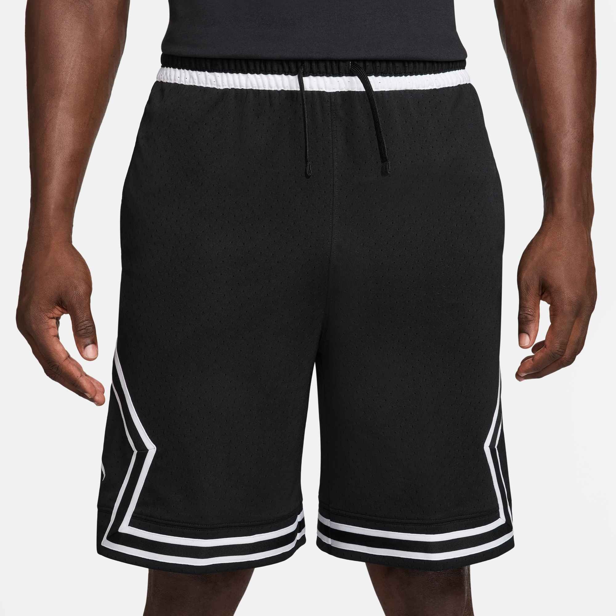 Jordan Trainingsshorts »Jordan Sport Men's Dri-FIT 9" Diamond Shorts«  mit elastischem Bund mit Kordelzug, aus Mesh-Material, gerade Passform