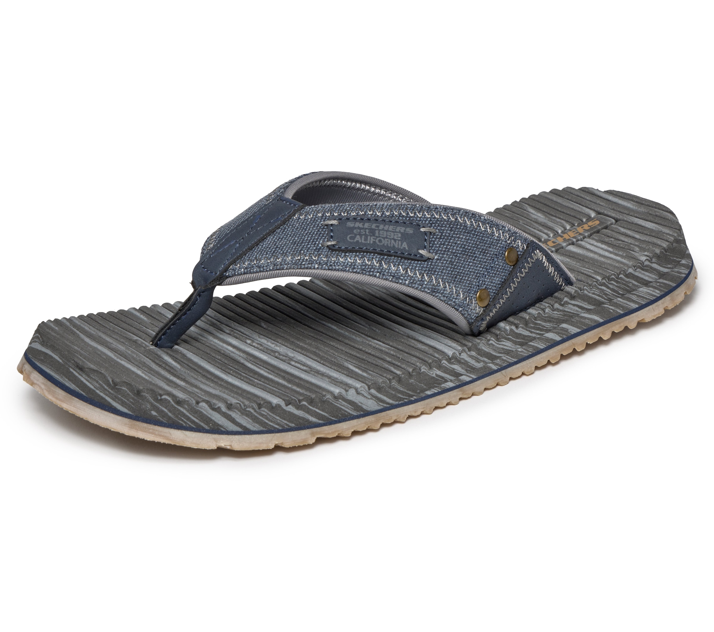 Skechers Zehentrenner »QUILL«  Sommerschuh, Strandschuh, Urlaubsschuh im Materialmix