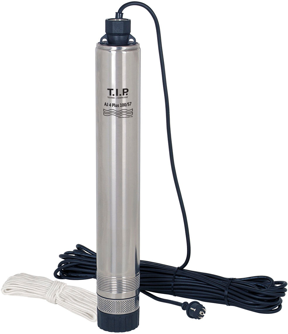 Tip Tiefbrunnenpumpe »AJ 4 Plus 100/57« in schwarz