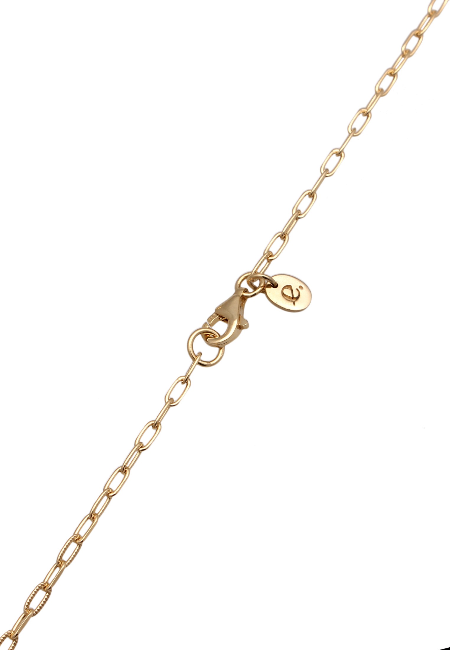 Elli Premium Kette mit Anhänger »Halskette Anhänger Organische Form Trend 925 Sterling Silber«