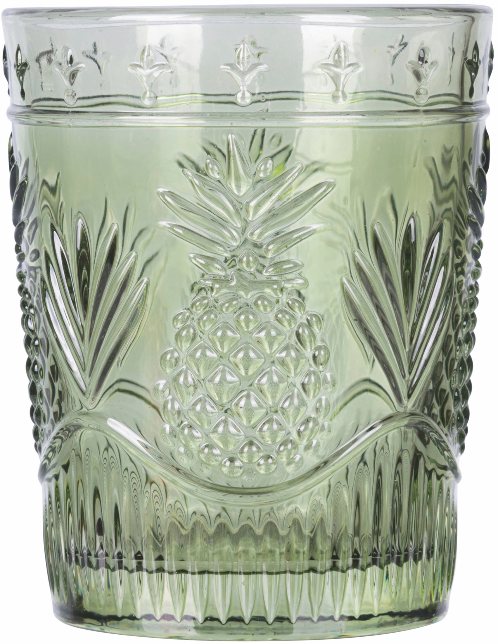Villa d'Este Gläser-Set »Piňa bunt 250 ml«, (Set, 4 tlg.), Wassergläser-Set, 4-teilig, Inhalt 250 ml