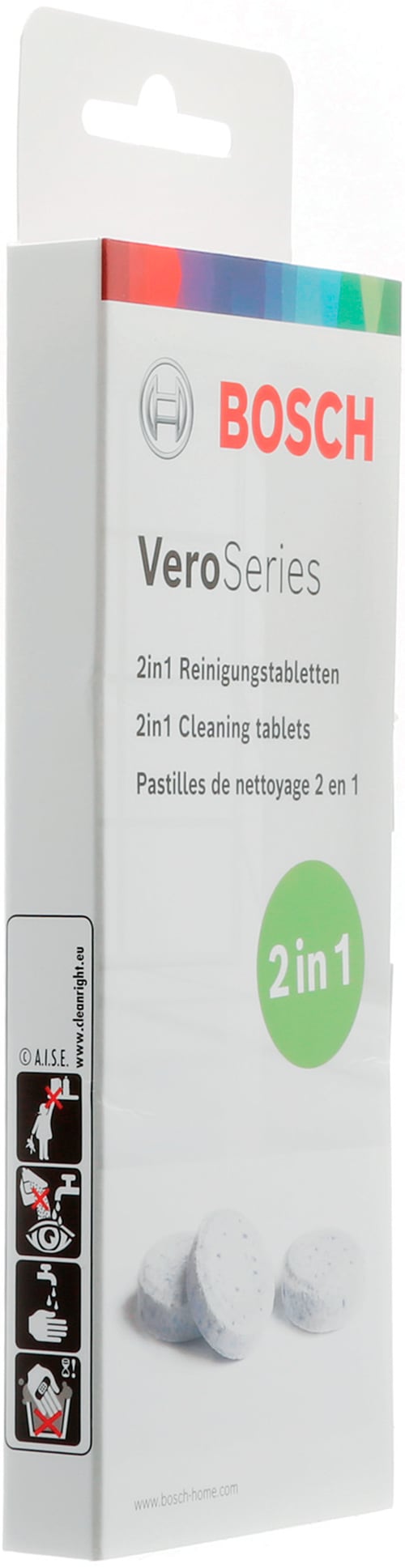 BOSCH Reinigungstabletten »TCZ8001A«, (für Bosch Kaffeevollautomaten)