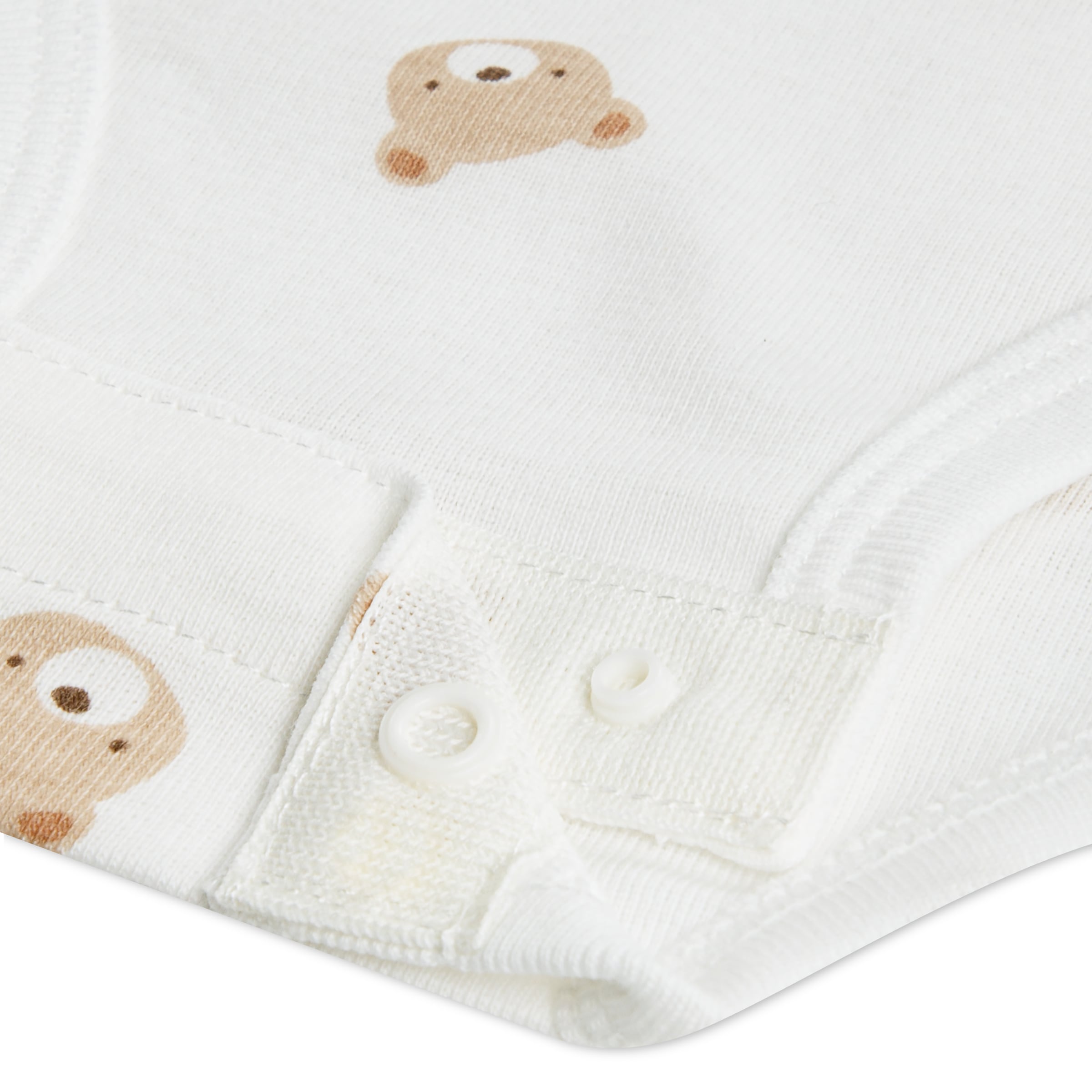 HUGGIES babywear Langarmbody »HUGN 3 PK BODYSUIT« Packung, 3 aus Baumwolle, Bärchendessins