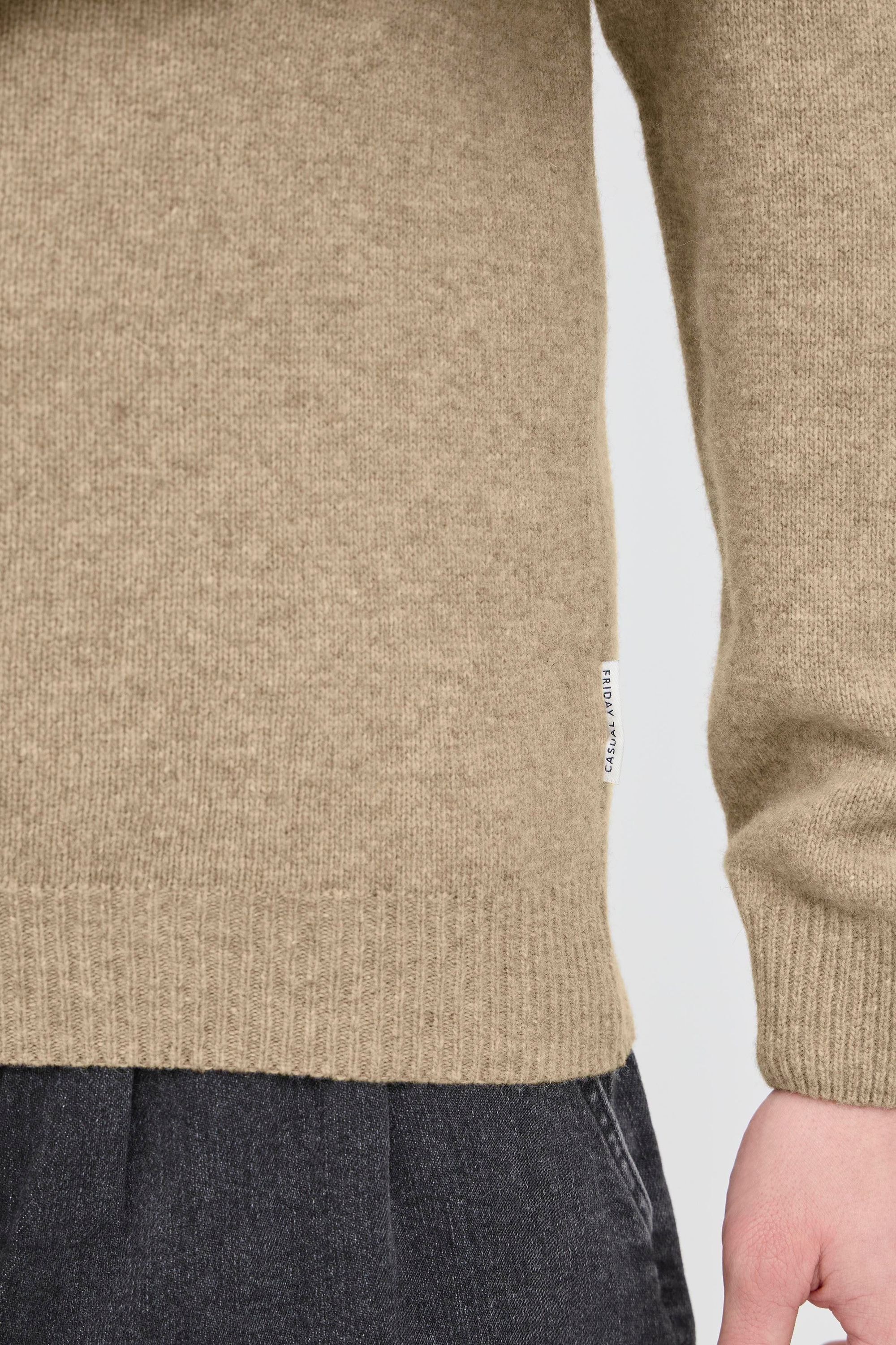 Casual Friday Strickfleece-Pullover »Strickpullover CFKARL LAMBSWOOL«